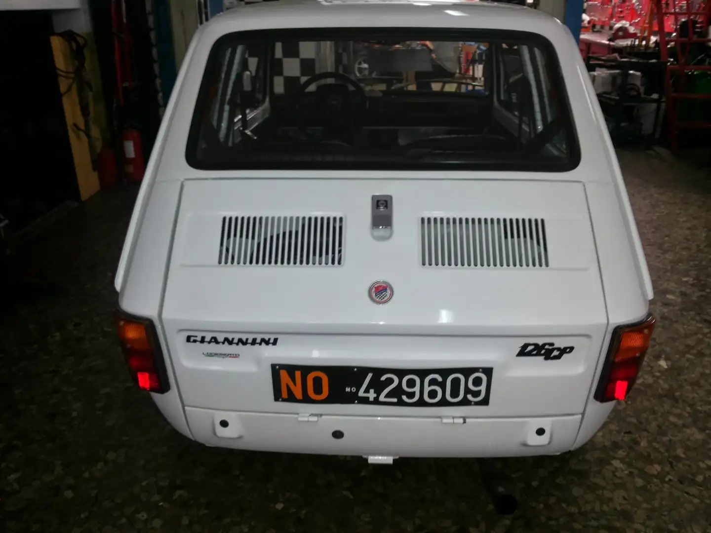 Fiat 126 fiat 650 Giannini Blanc - 2
