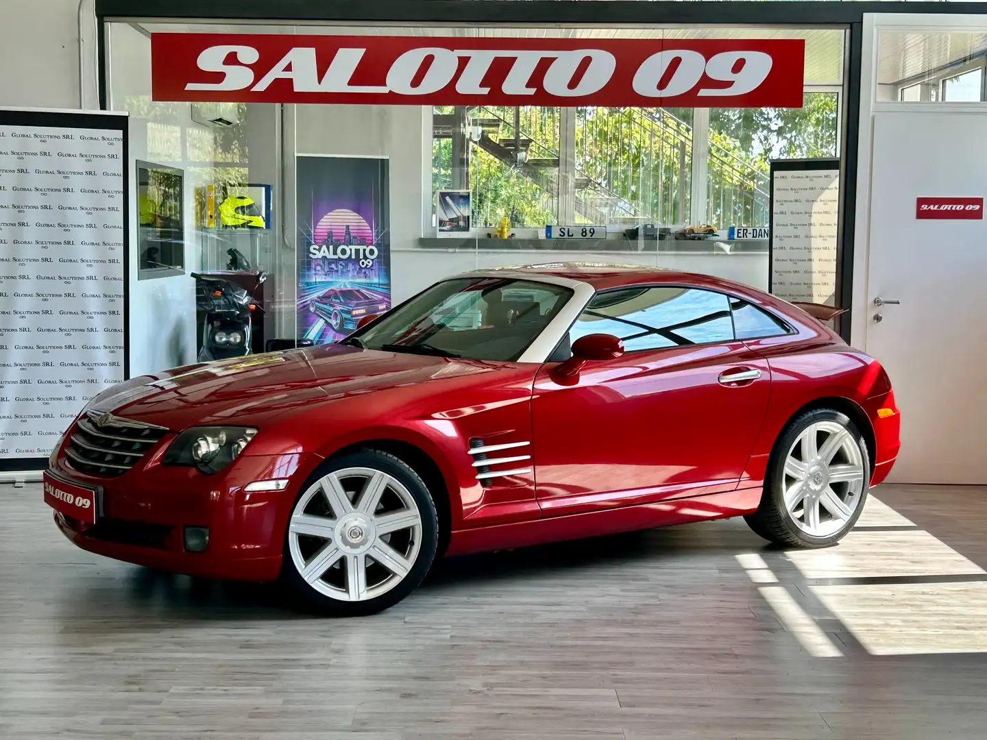 Chrysler Crossfire *67000 KM*BORDEAUX*ORIGINALE*GARANZIA*ASI* Rosso - 1