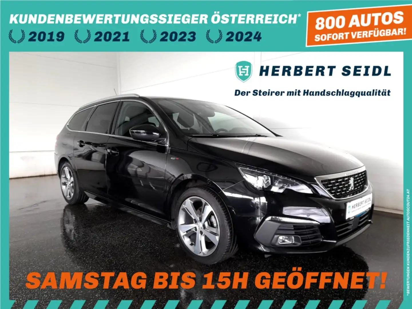 Peugeot 308 SW GT-LINE BlueHDi 130 Aut Schwarz - 1