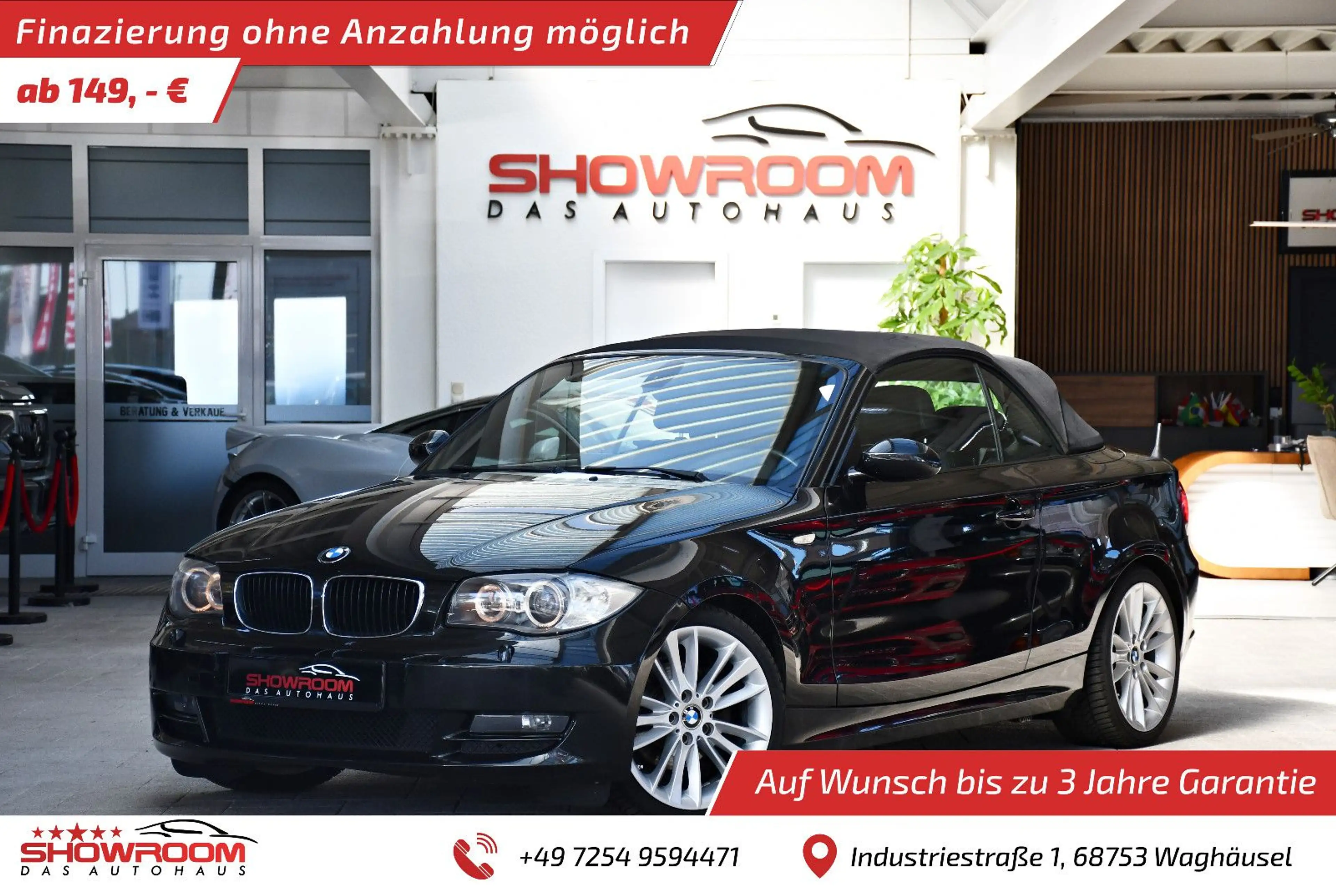BMW 125 i 3.0l 6Zyl Cabrio Leder Navi M-Technic Fahrw