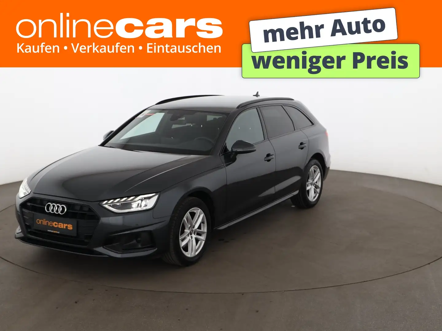 Audi A4 Avant 30 2.0 TDI advanced Aut LED LEDER NAVI Grau - 1