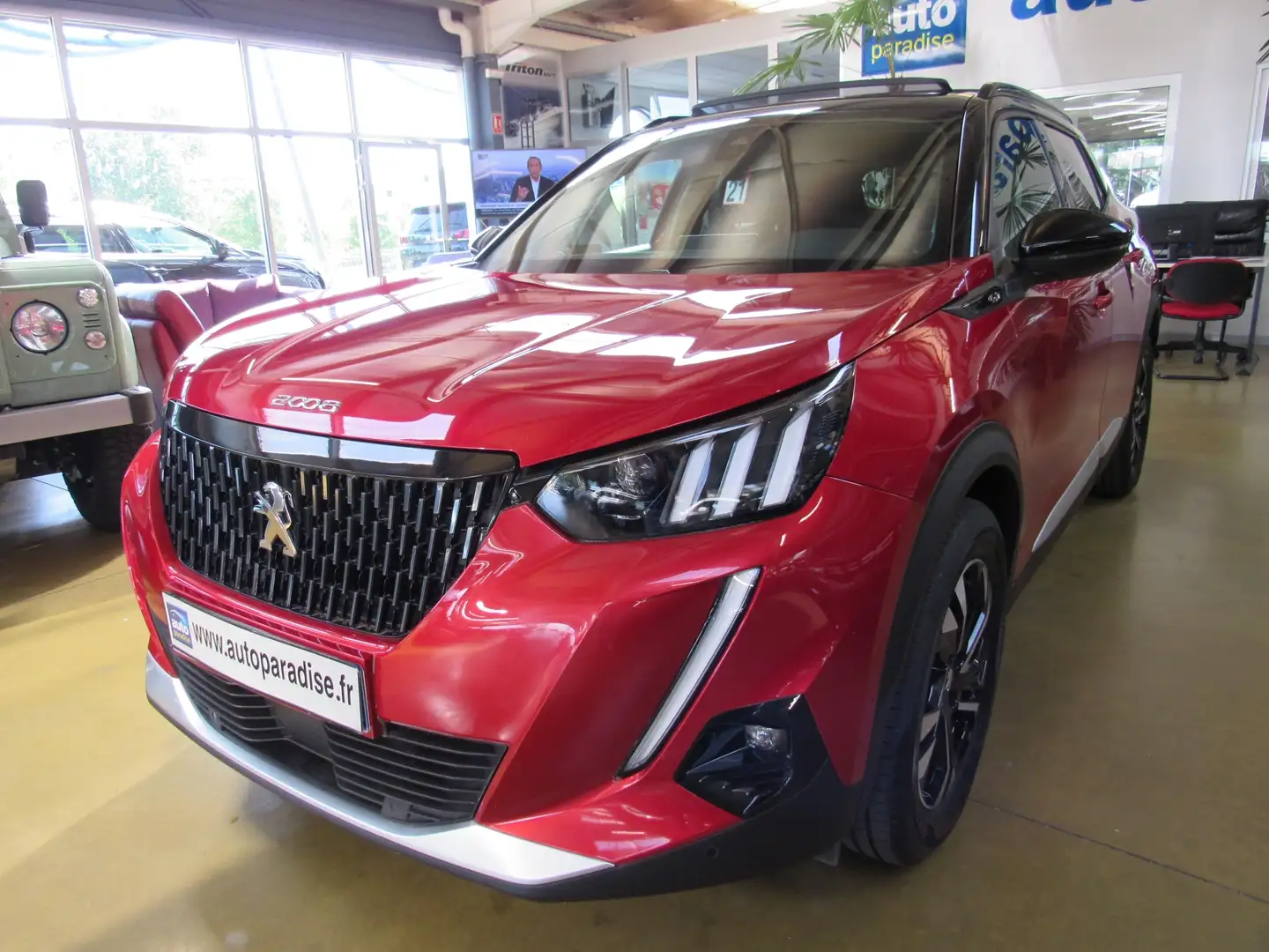 Peugeot 2008 1.2 130 GT EAT8 + TOIT OUVRANT Rouge - 1