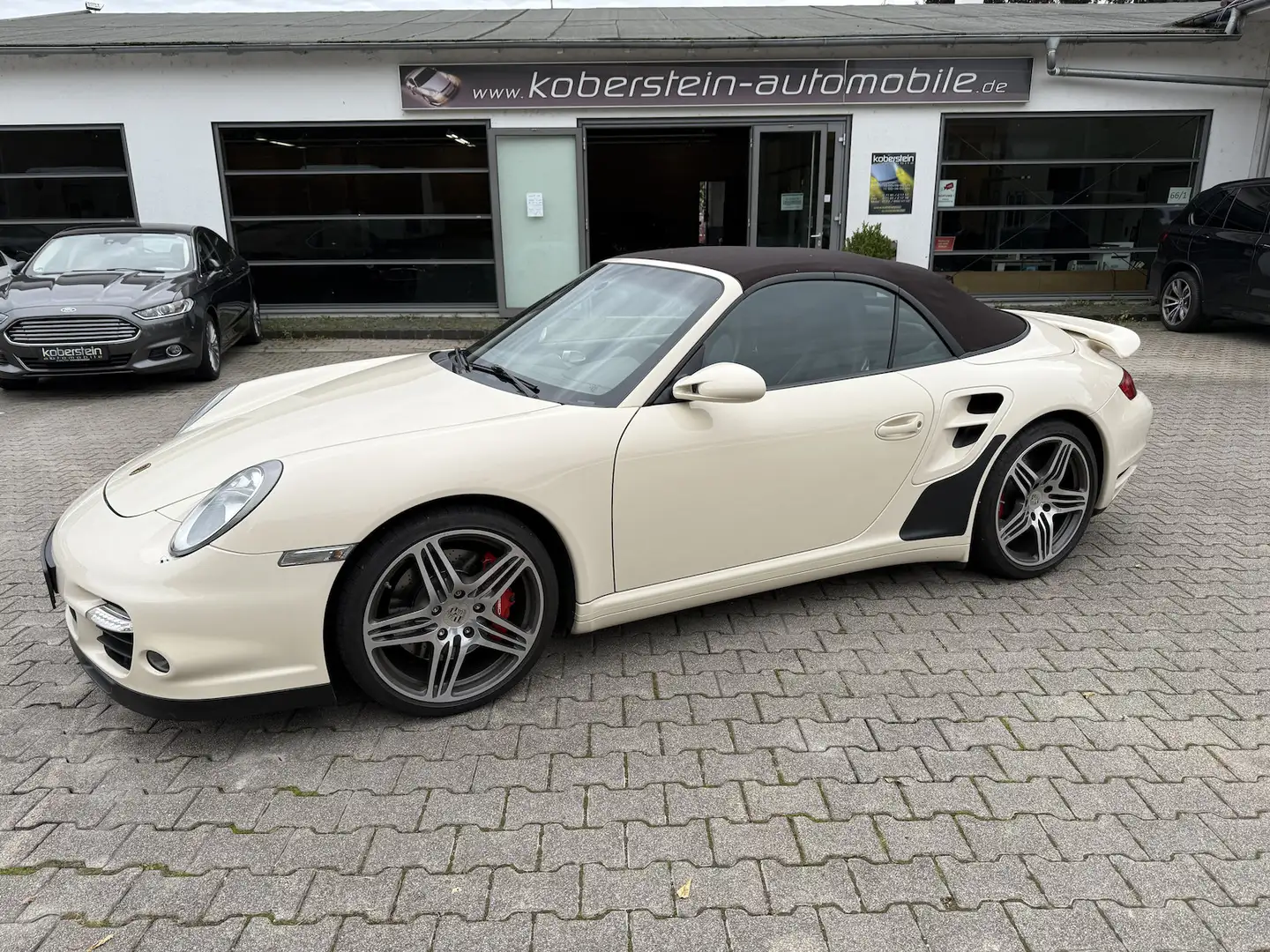 Porsche 911 Turbo Cabriolet*2.Hand,Deutsch,Scheckheft PZ Weiß - 1