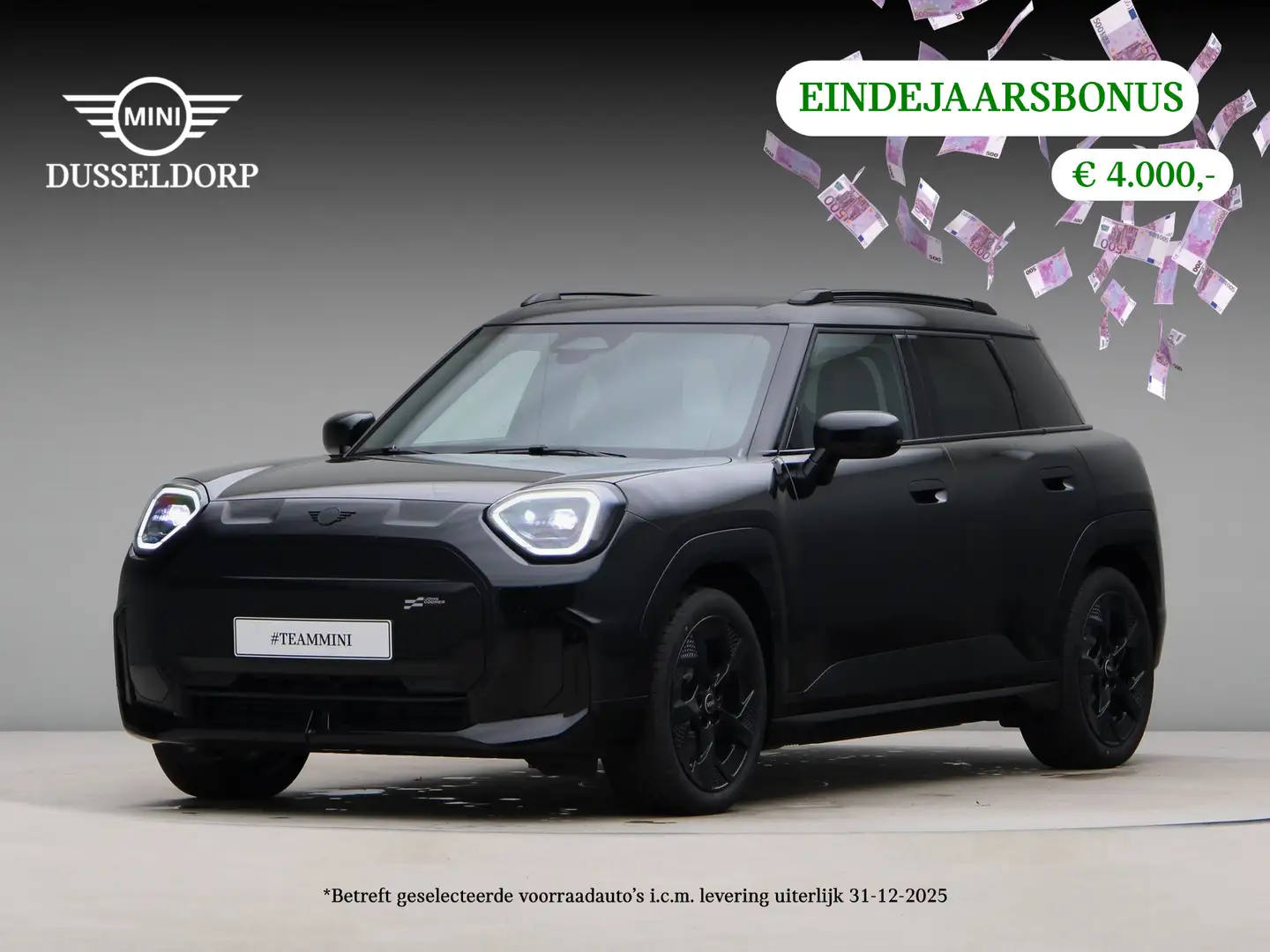 MINI Aceman E John Cooper Works Pakket M PRIVATE LEASE EUR 475 Zwart - 1