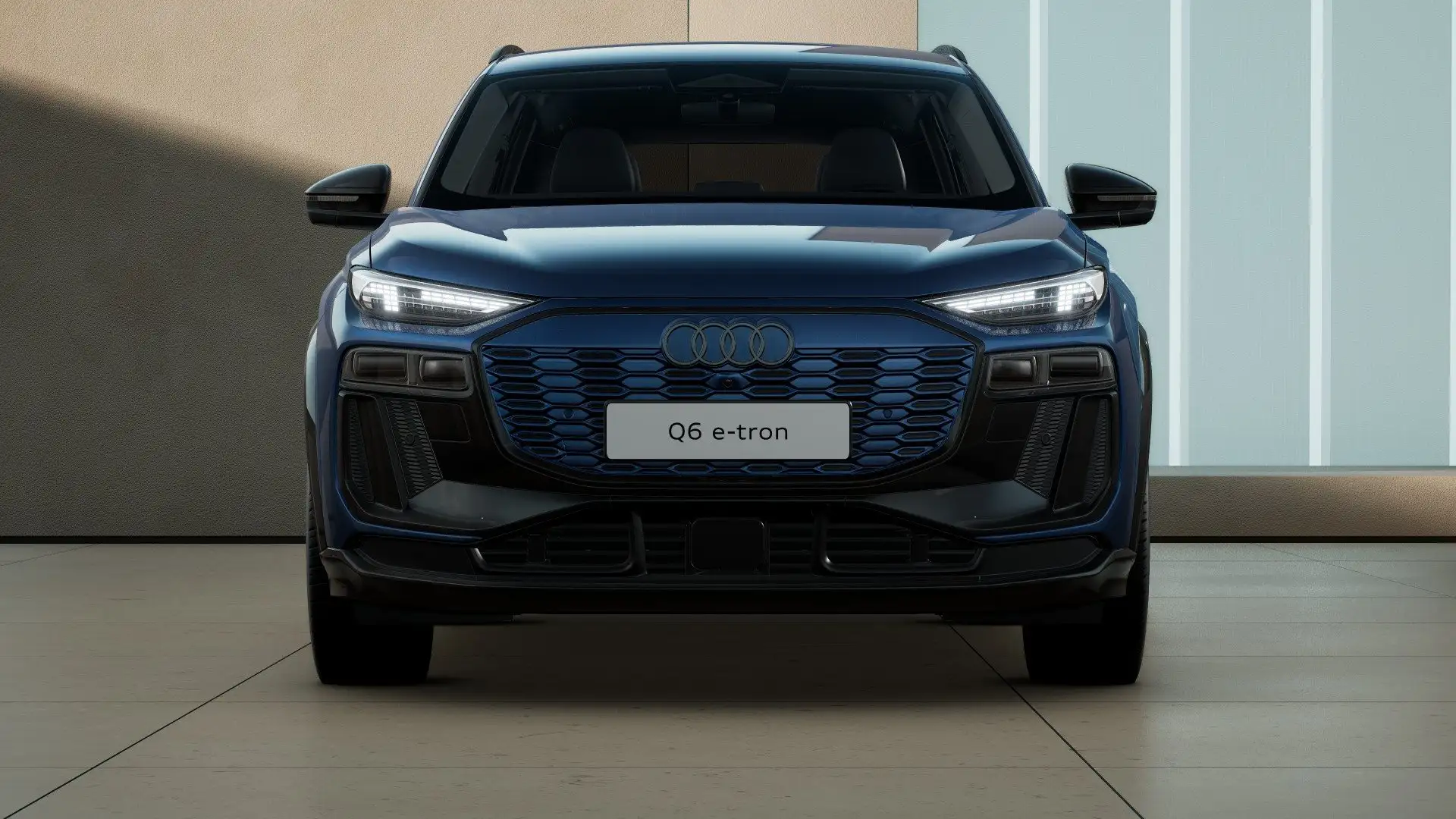 Audi Q6 e-tron S line Tech-pro MATRIX B&O Luft 21" Blau - 2