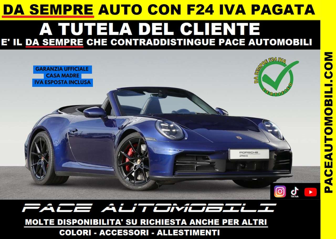 Porsche 992 S 911.2 CABRIO SPORT CHRONO NAVI PDC ACC LED