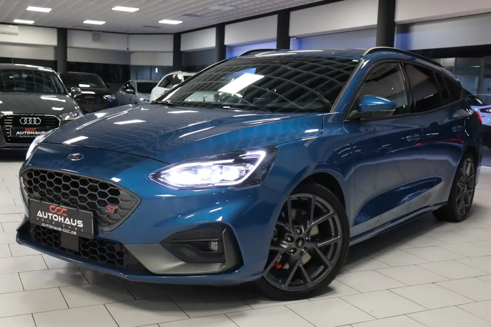 Ford Focus Turnier ST 2.3 Eco Performance |1HAND|B&O| Blau - 1