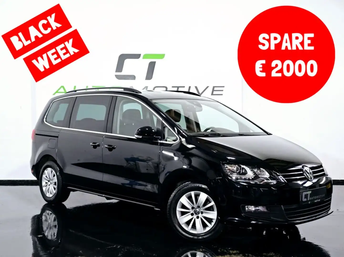 Volkswagen Sharan 2,0 TDI 7 Sitze DSG 4Motion‼️BLACK WEEK‼️ Schwarz - 1