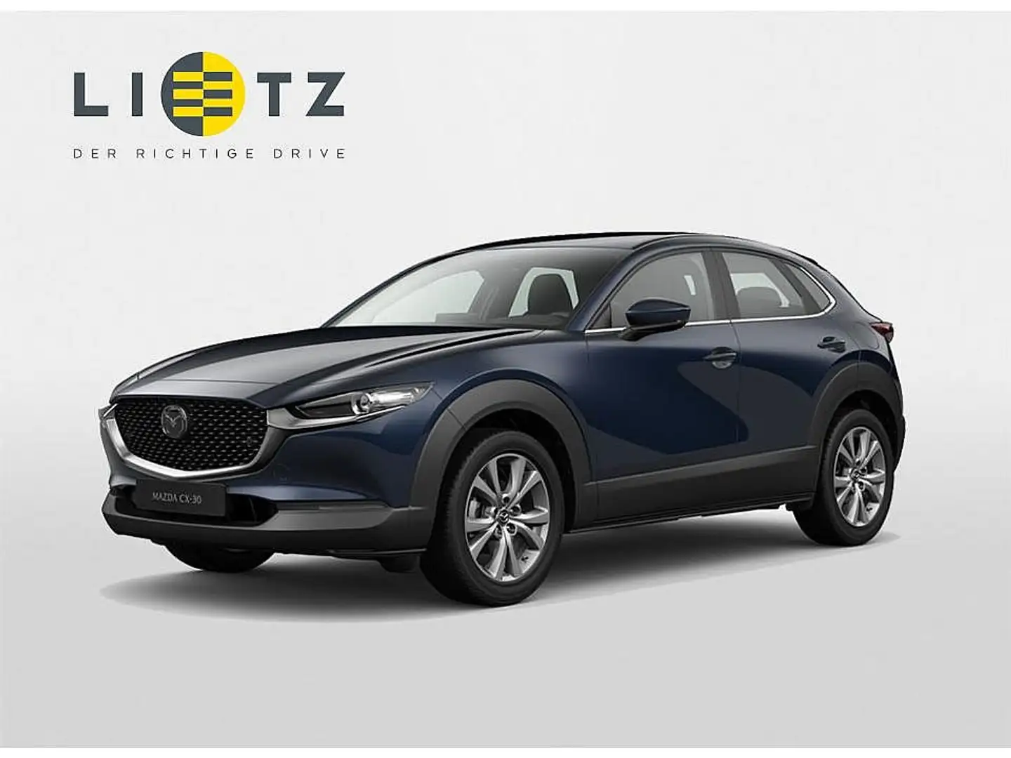 Mazda CX-30 e-Skyactive G150 Exclusive-Line Aut. Blau - 1