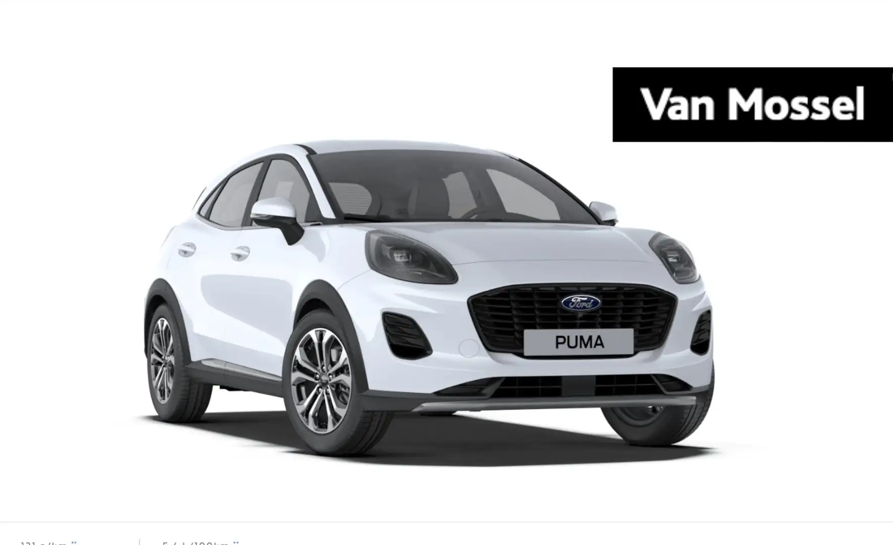 Ford Puma 1.0 EcoBoost Hybrid Titanium | Nu tegen 0.99% rent Blanco - 1