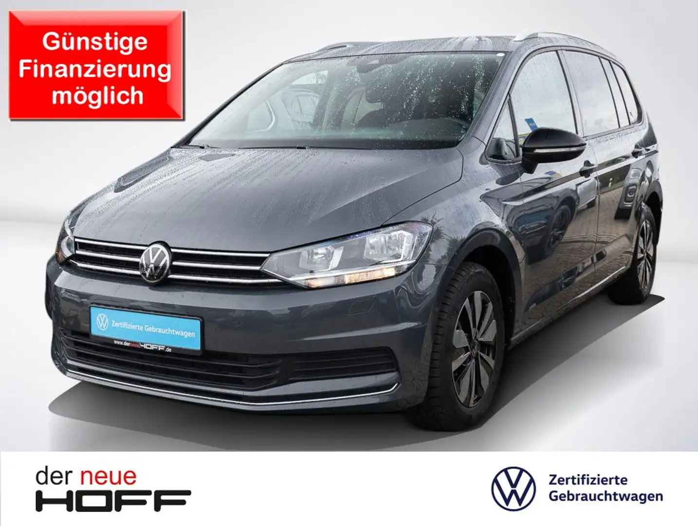 Volkswagen Touran 2.0 TDI DSG GOAL 7Sitze AHK TrailerAssist Kamera N Grau - 1