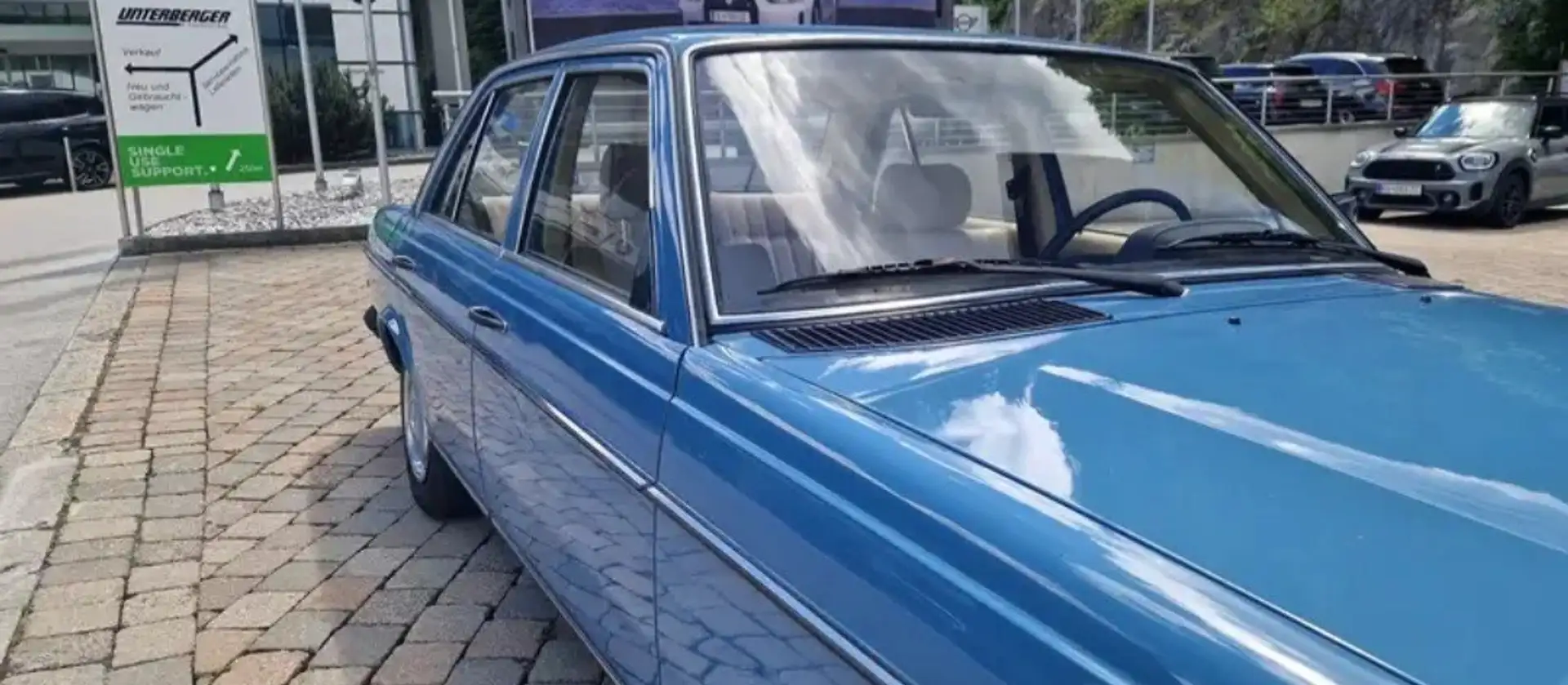 Mercedes-Benz 200 W123 Automatik*2.Be*Reifen+Service&Pickerl Neu Blau - 2