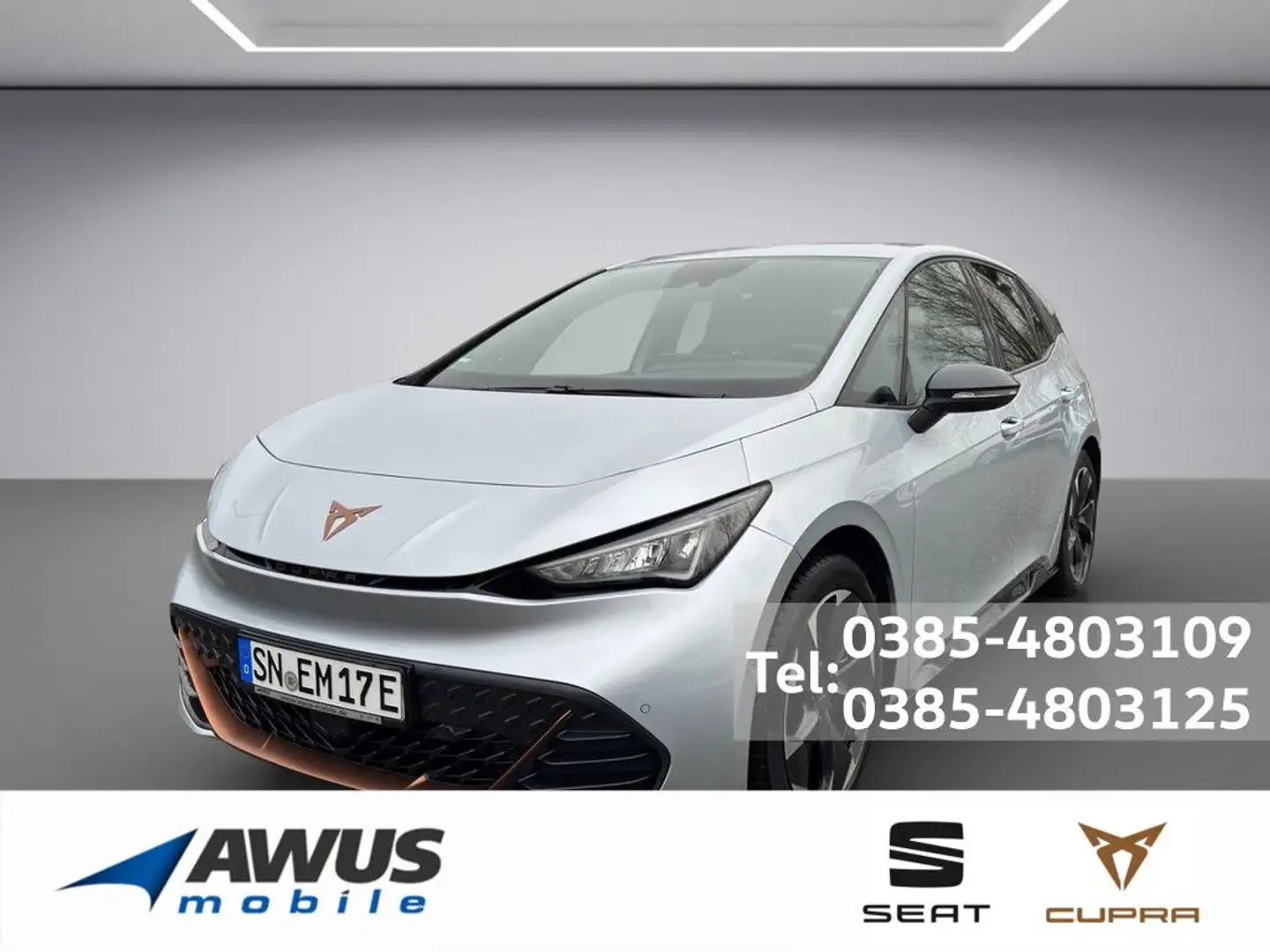 CUPRA Born PDC SHZ KAMERA NAVI ACC AKTIVSITZE LED 360° Silber - 1