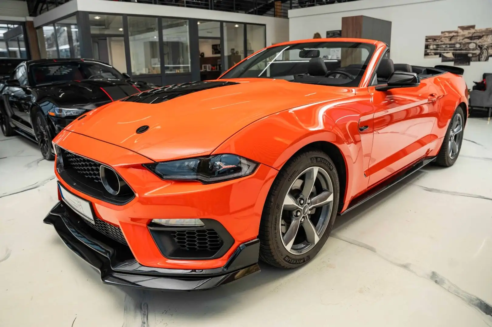 Ford Mustang Basis 3,7 Mach 1 LEDER LED TOP Orange - 1