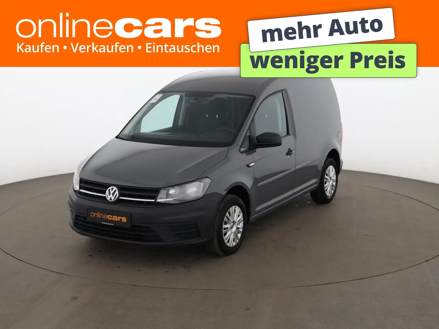 Volkswagen Caddy 2.0 TDI Kasten Aut KLIMA-ANLAGE RADIO PDC Grau - 1