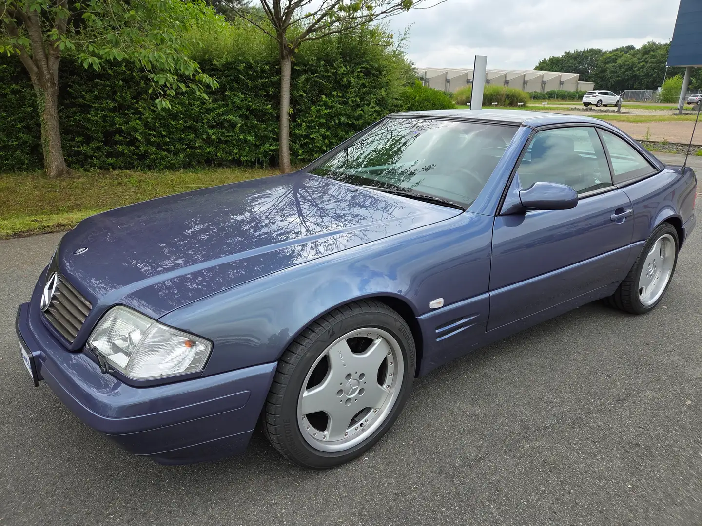 Mercedes-Benz SL 320 Designo Variocolor Panoramadach Blauw - 2