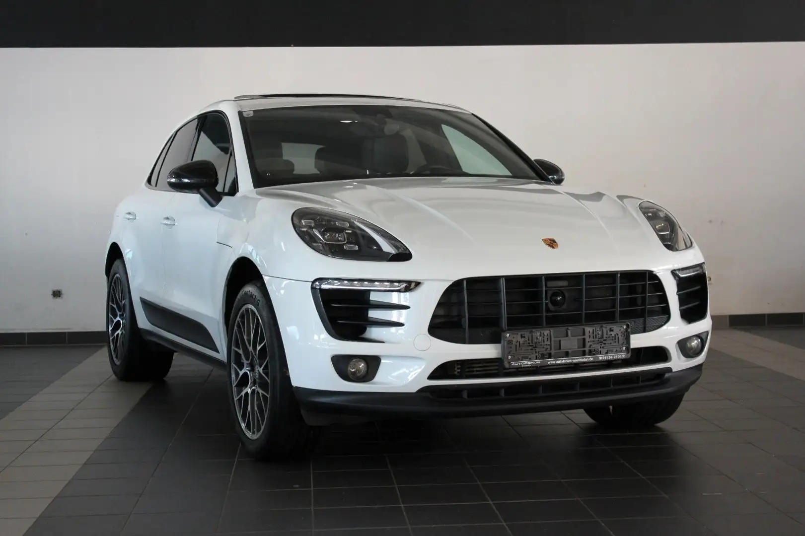 Porsche Macan S Diesel, LED, Panorama, Keyless,Vollleder Weiß - 1