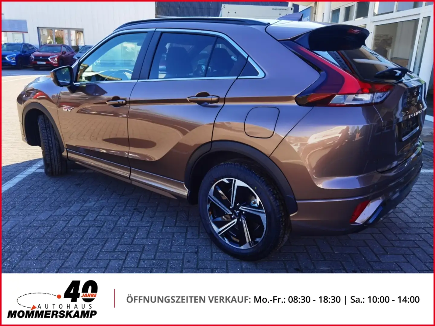 Mitsubishi Eclipse Cross PHEV 2,4 Select+vorrätig+Allwetterreifen+Teilleder Marrone - 2