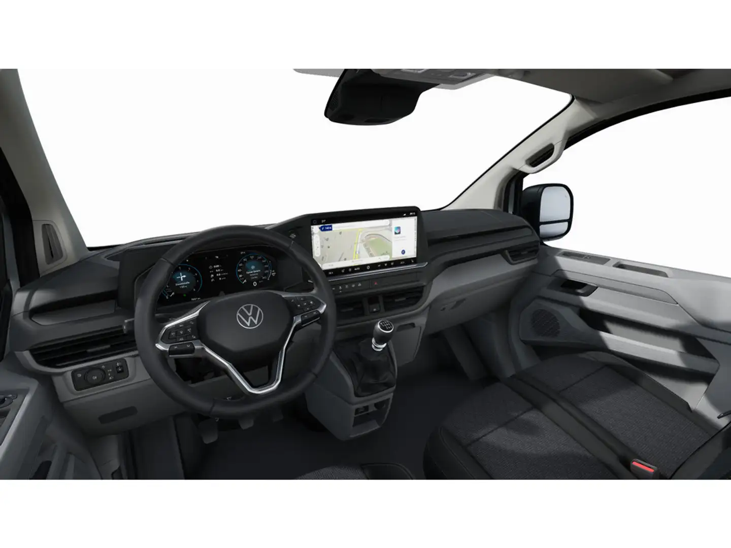 Volkswagen T7 Transporter Kasten 2,0 l 81 kW TDI 6-Gang Radst. 3100 mm Weiß - 2