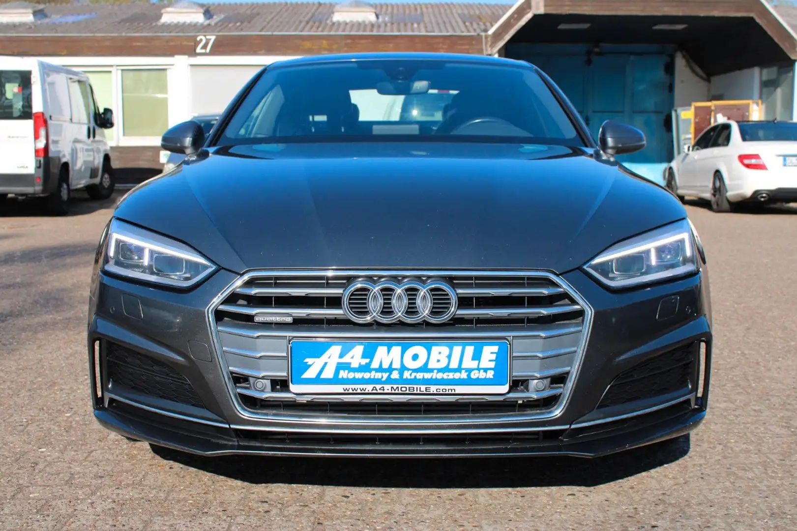 Audi A5 Coupe 3.0 TDI quattro S-line Gris - 2