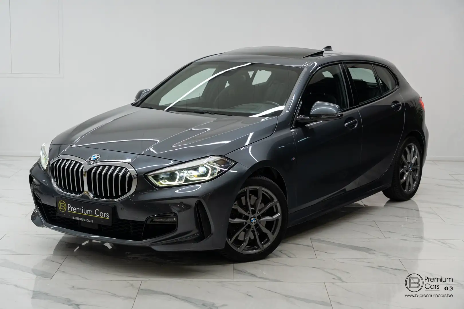 BMW 120 d Aut. M Sport! BTW, Full, Pano, Led, Head up, Top Gris - 2