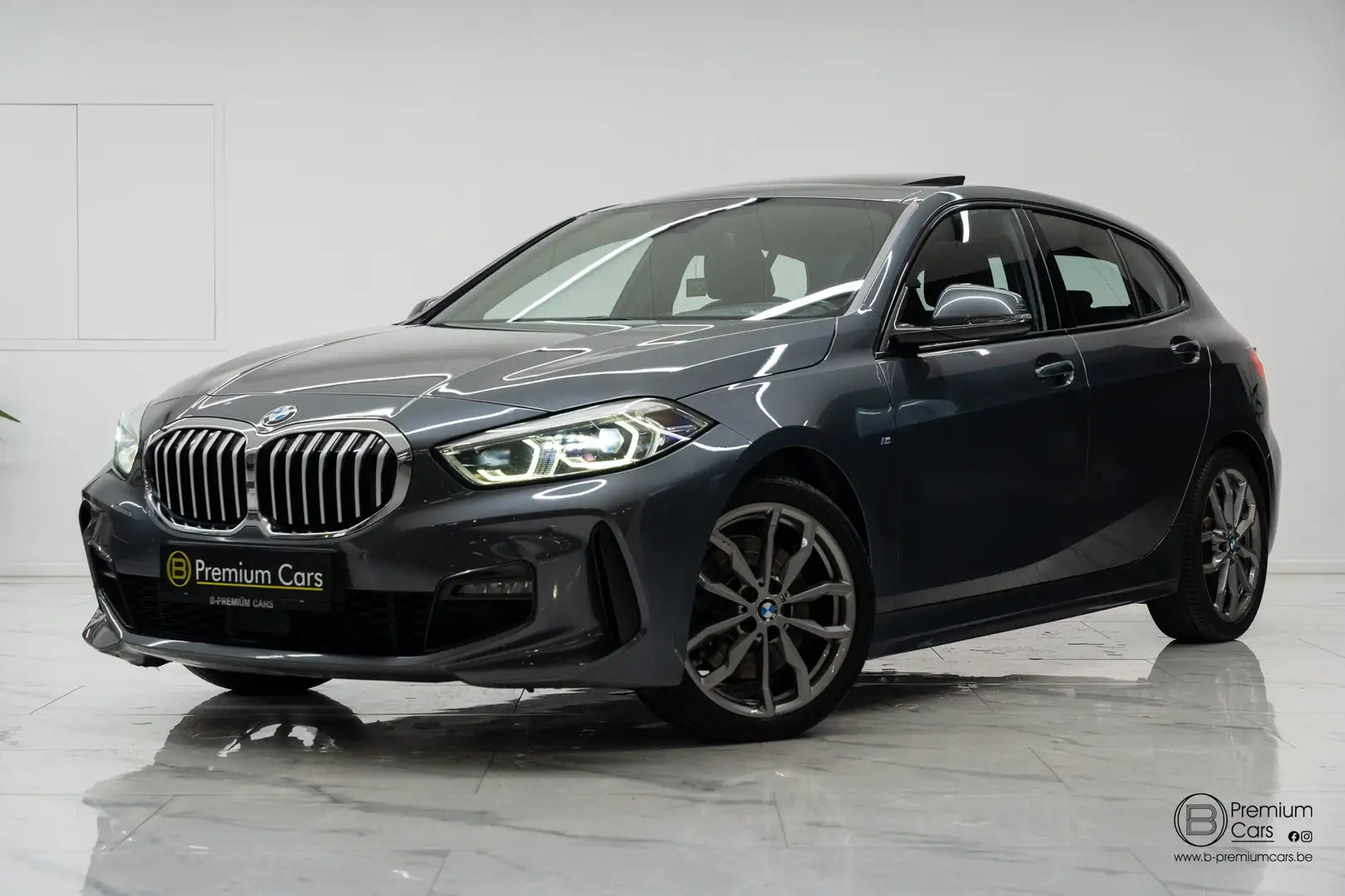 BMW 120 d Aut. M Sport! BTW, Full, Pano, Led, Head up, Top Gris - 1