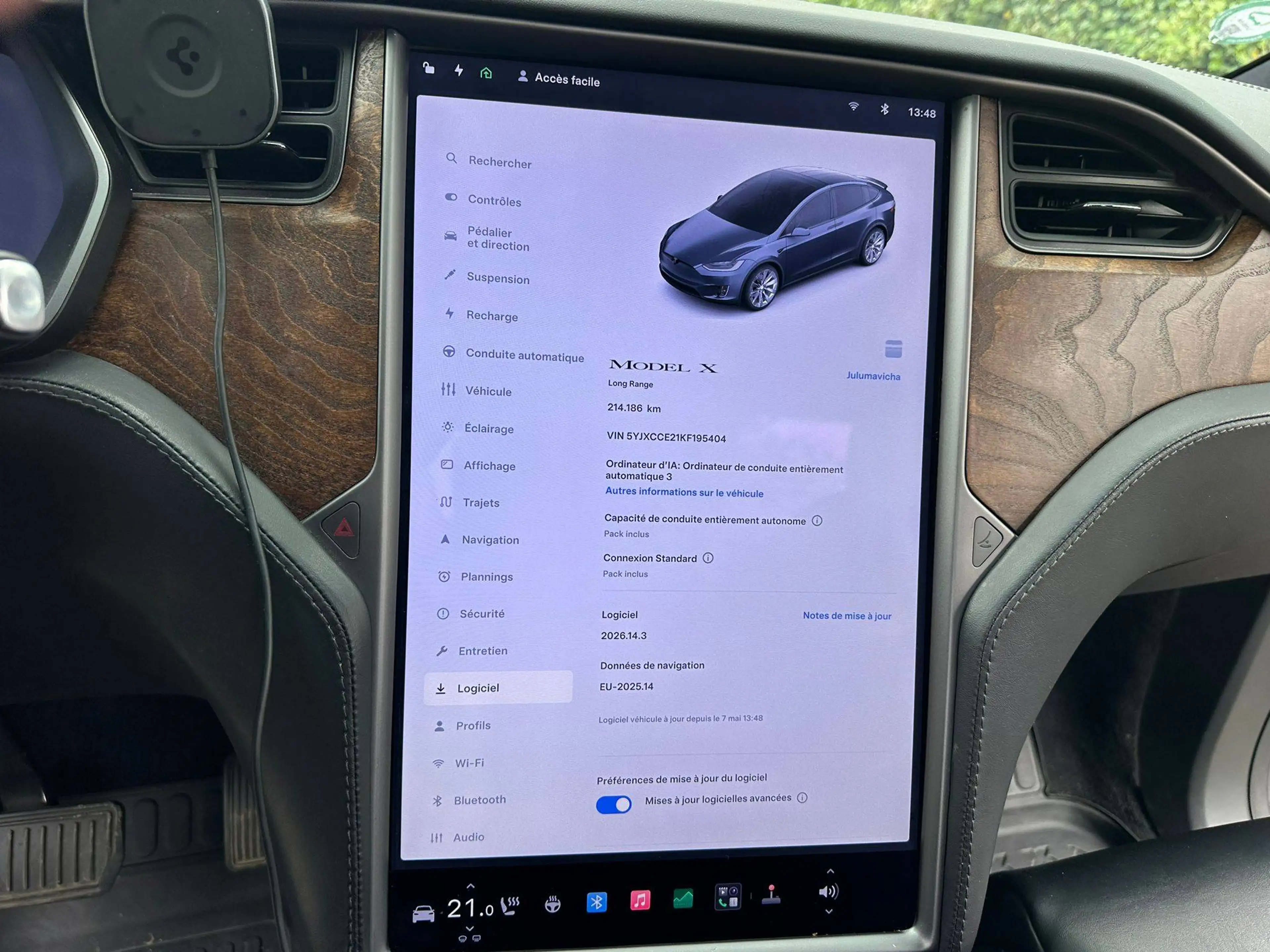 Tesla Model X Long Range * Free Supercharging * FSD autopilot — photo 10