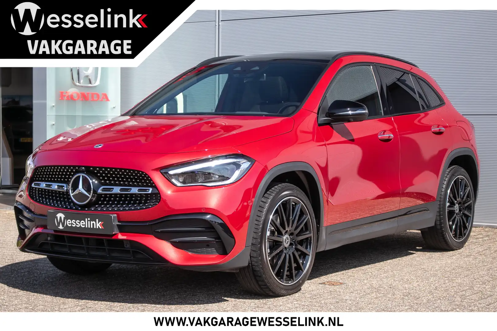 Mercedes-Benz GLA 250 e AMG Line All-in rijklaarprijs | Pano dak | Leer Rosso - 1