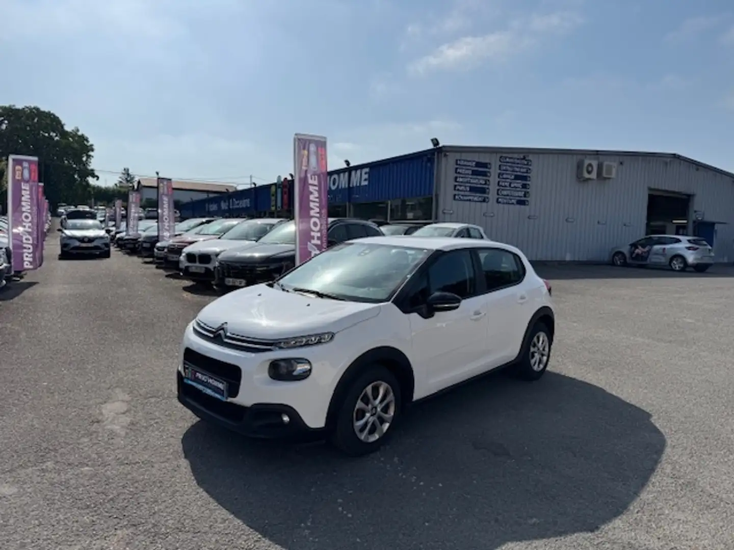 Citroen C3 BLUEHDI 100CH FEEL S\u0026S Blanc - 1