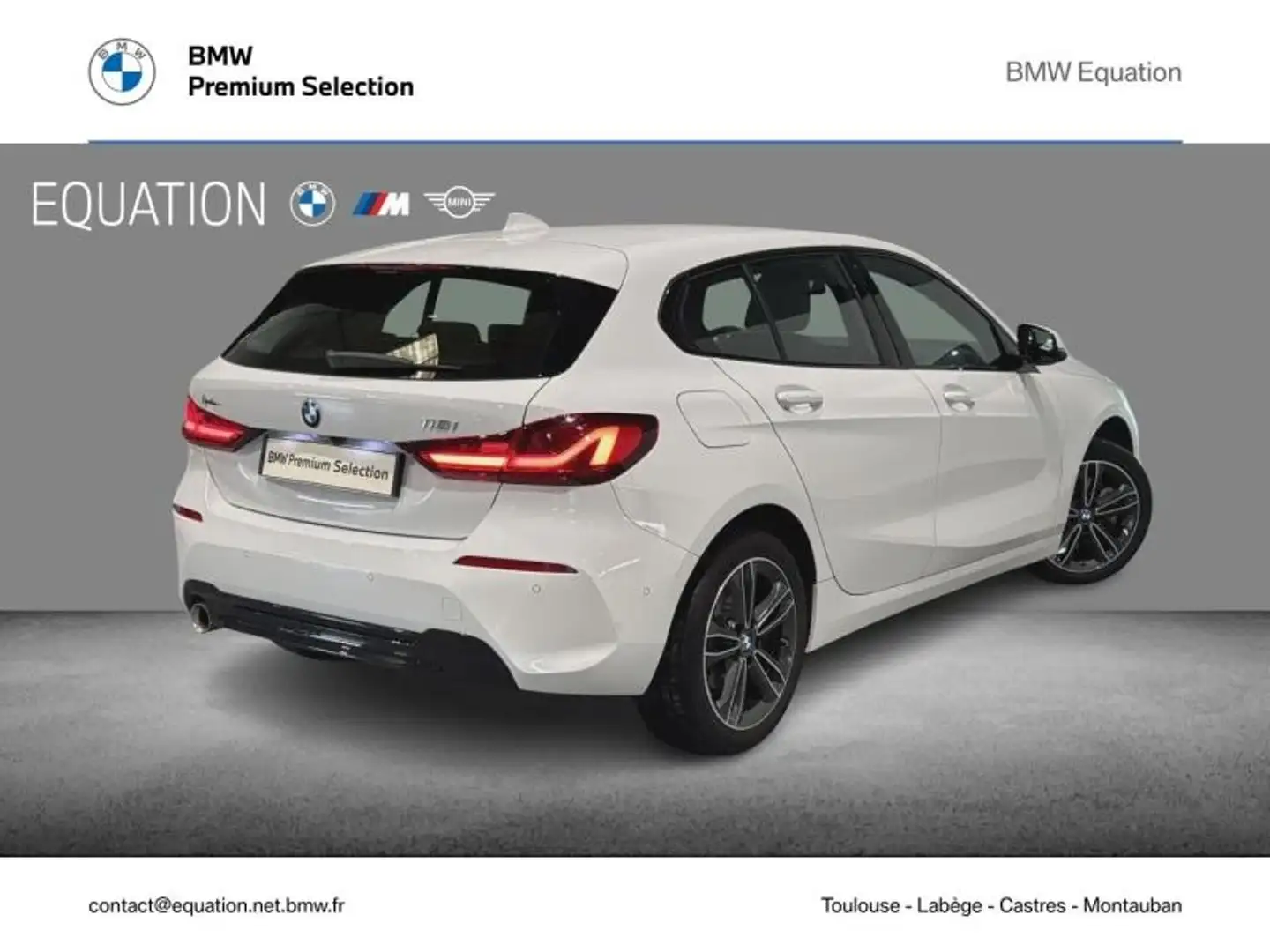 BMW 116 116i 109ch Edition Sport Blanc - 2