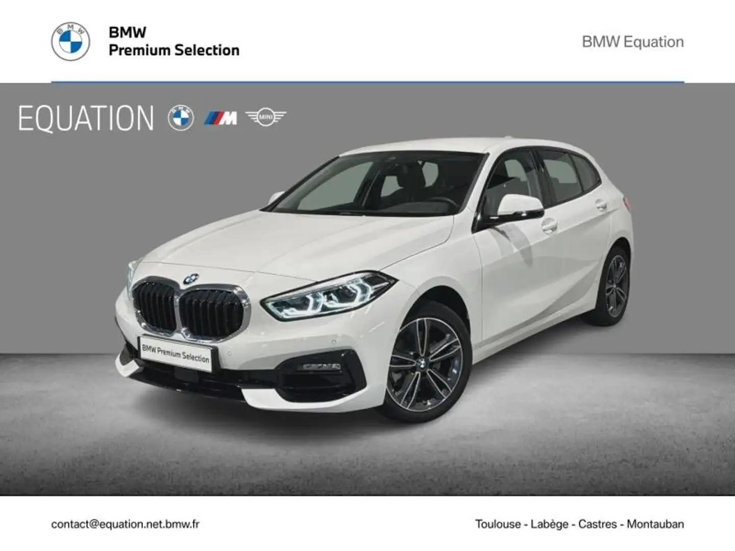 BMW 116 116i 109ch Edition Sport Blanc - 1
