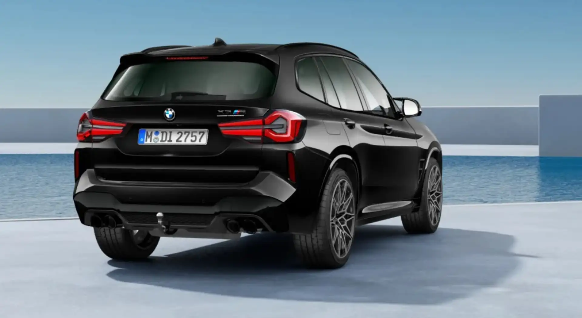 BMW X3 M COMPETITION. ALL BLACK. 95% VOLL. Black - 2