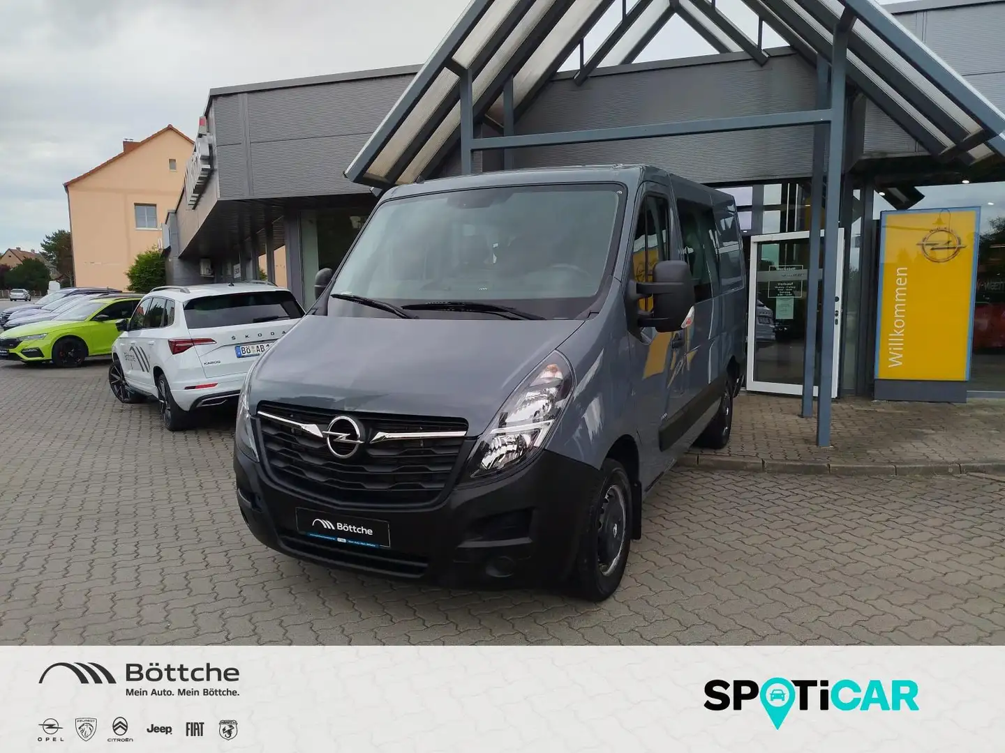 Opel Movano DoKa L1H1 3,3t 2.3 CDTI AHK/PDC/Klima Gri - 1