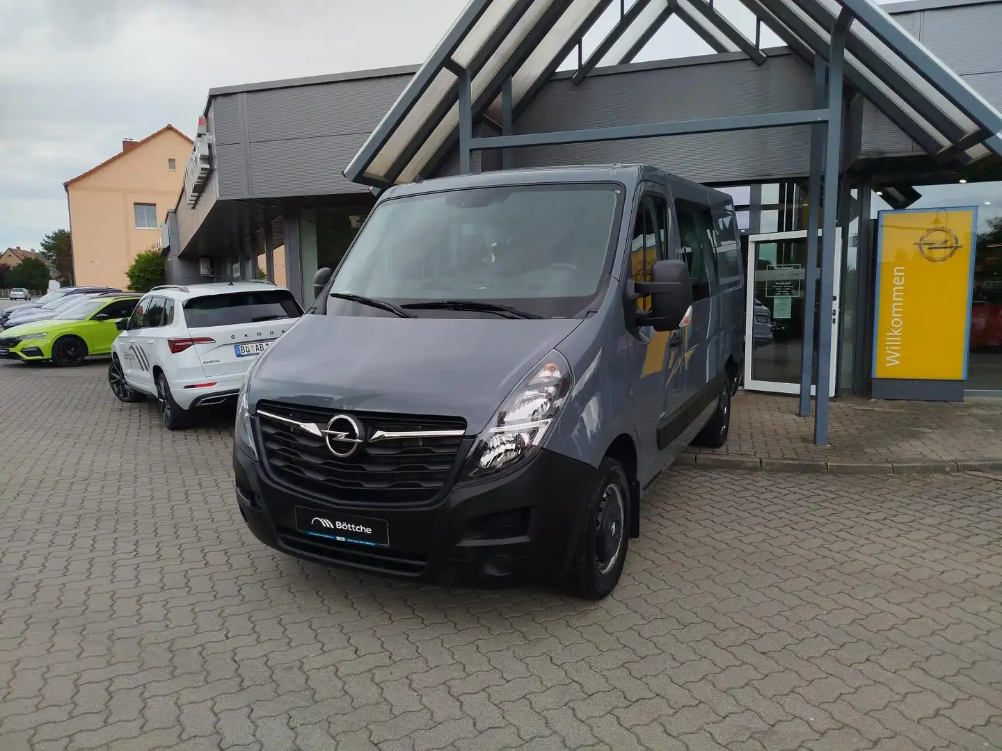 Opel Movano DoKa L1H1 3,3t 2.3 CDTI AHK/PDC/Klima Gri - 2