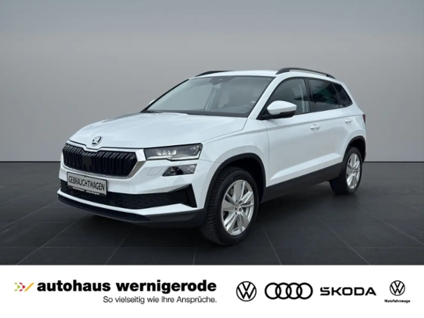 Skoda Karoq 1.5TSI DSG Sel. Matrix/AHK/Kamera Weiß - 1