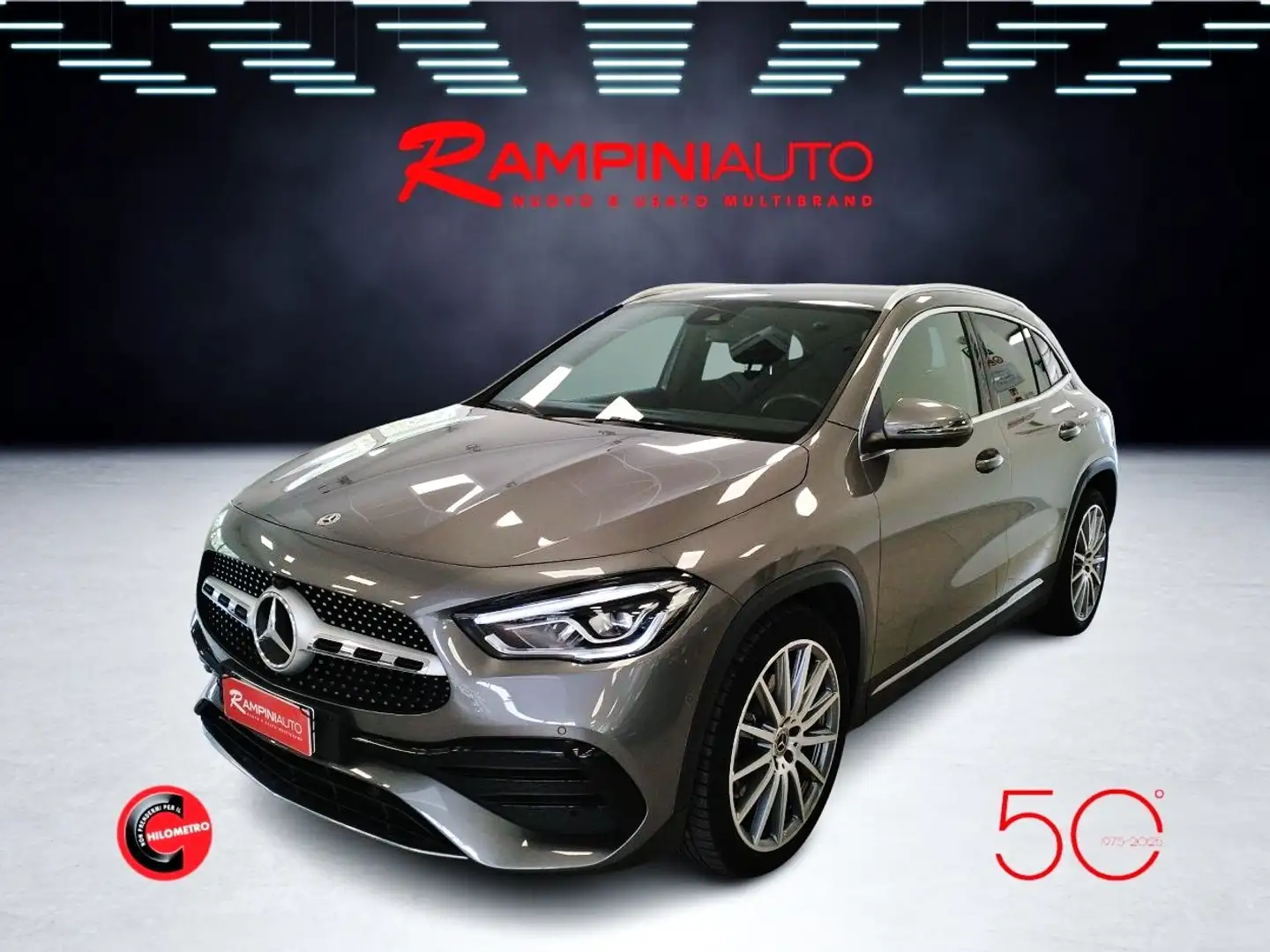 Mercedes-Benz GLA 200 d Automatic Premium 150 Cv IVA ESPOSTA Pronta Grigio - 2