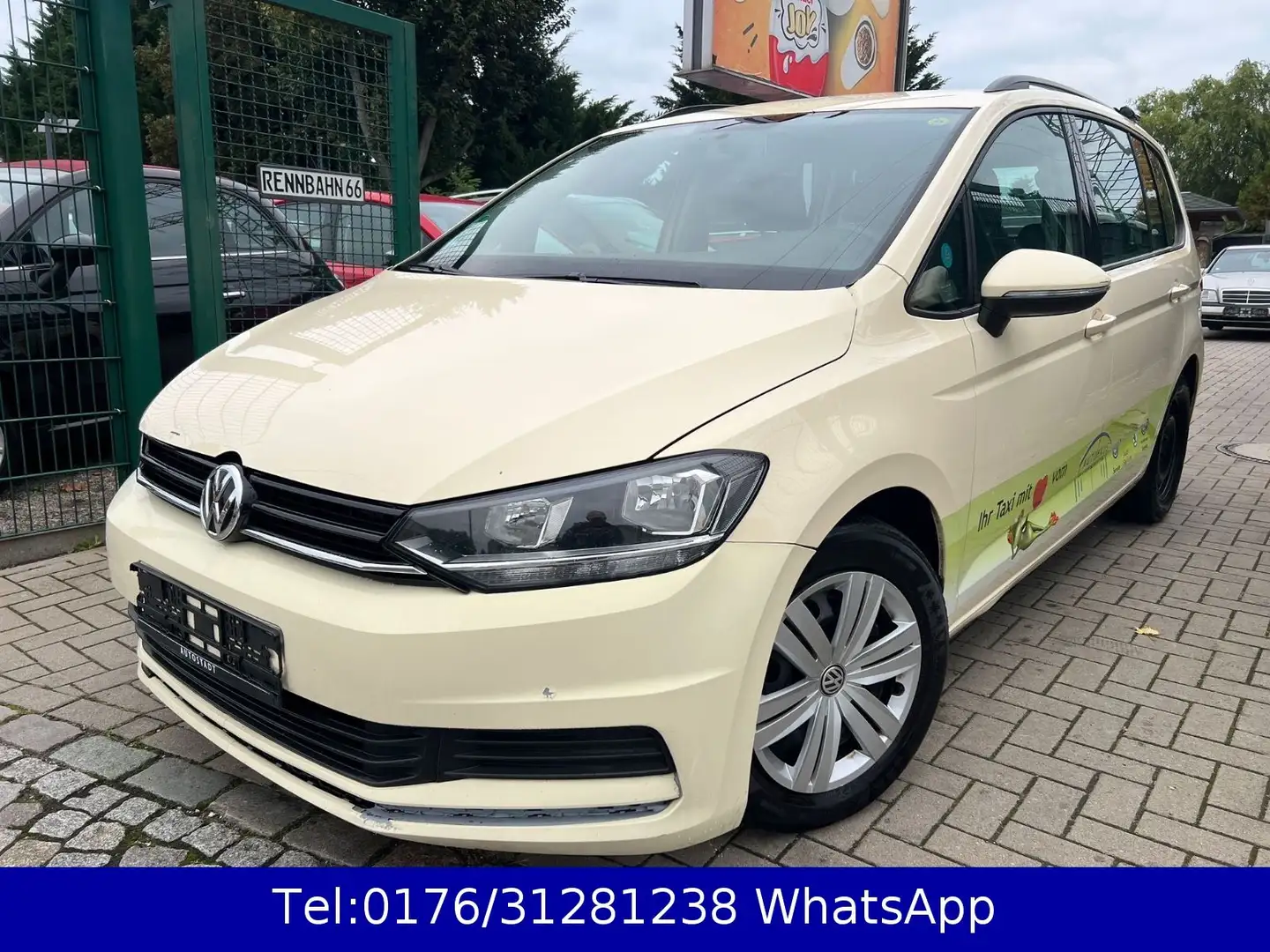 Volkswagen Touran 1.6 TDI DSG Comfortline !! EX Taxi !! Beige - 1