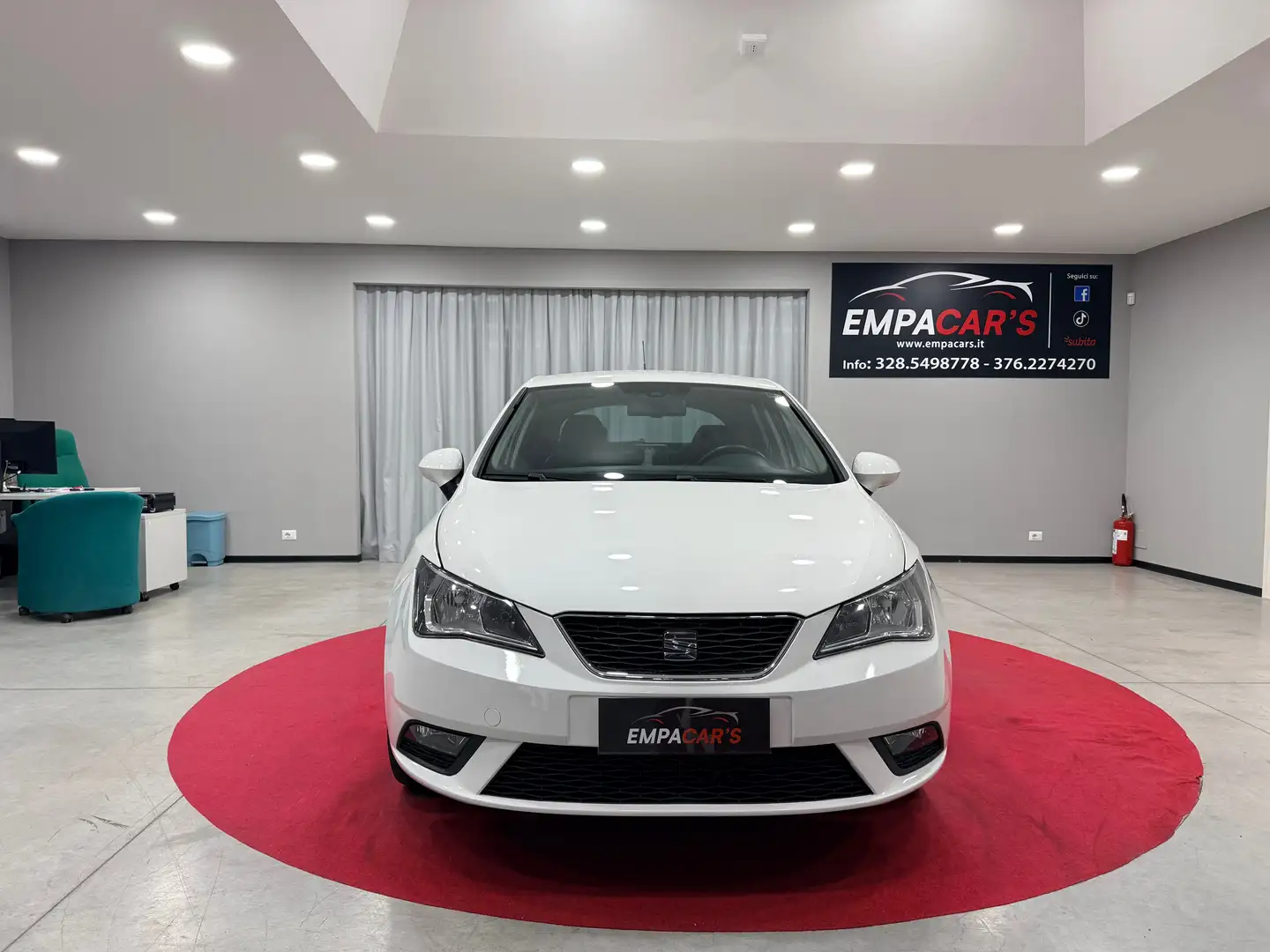 SEAT Ibiza Ibiza IV 2012 Berlina 5p 1.2 tdi cr Business High Bianco - 2