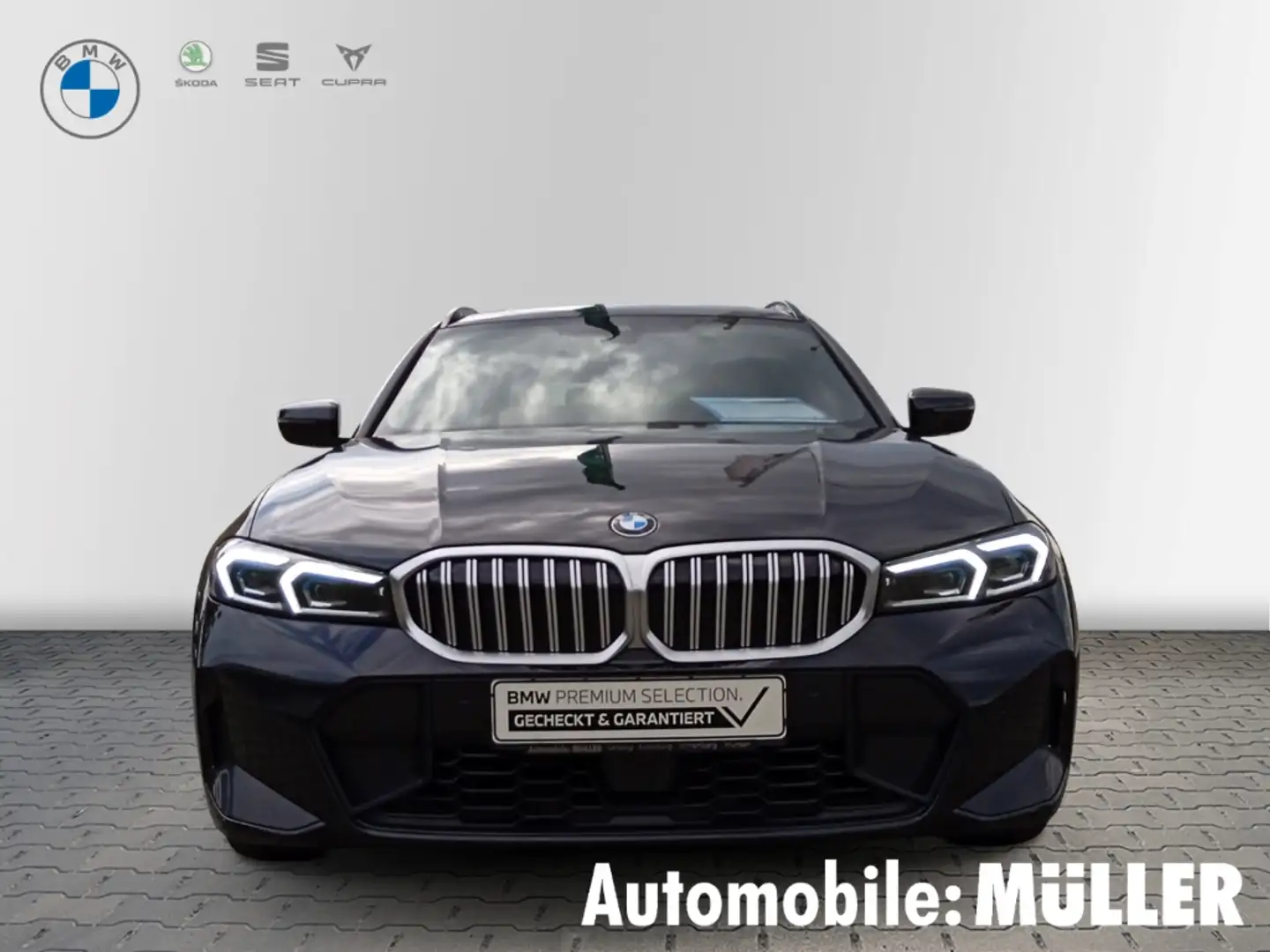 BMW 320 d M Sport Touring Park-Assistent Sportpaket HUD El Schwarz - 2