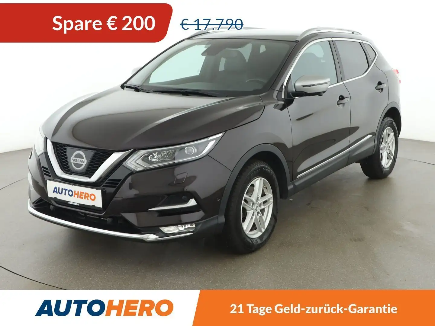 Nissan Qashqai 1.2 Tekna + Aut. *LED*360°*SPUR*TOT*PANO*BOSE* Violet - 1
