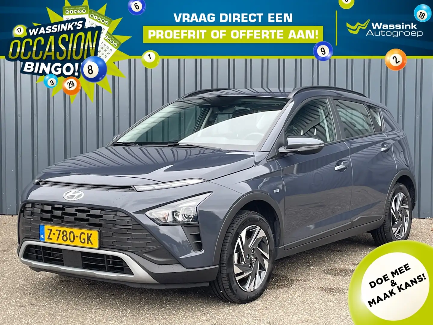 Hyundai BAYON 1.0 T-GDI 48V 100PK Comfort Smart I Navigatie Grijs - 1