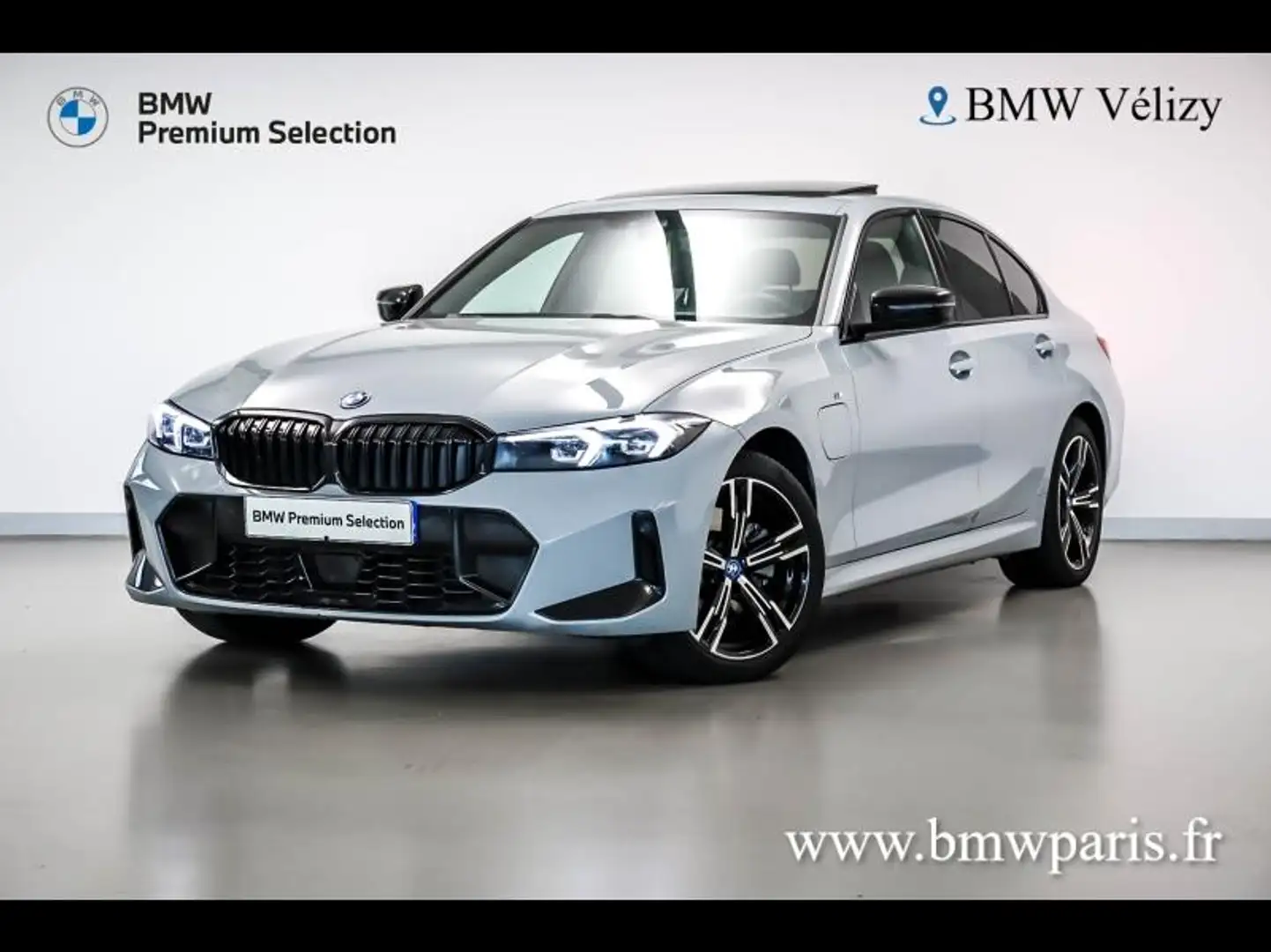 BMW 320 320eA 204ch M Sport Gris - 1