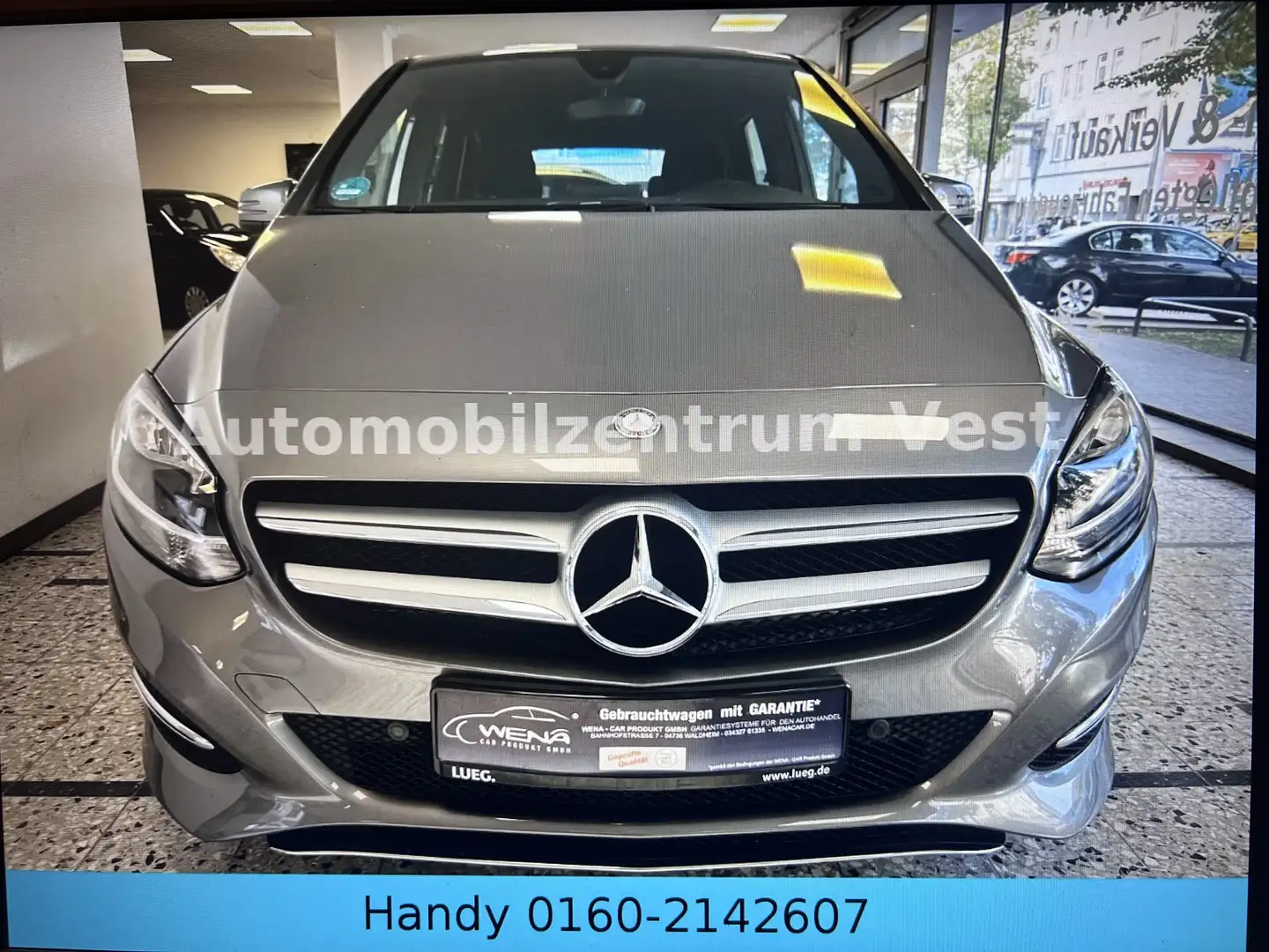Mercedes-Benz B 180 Automatik*Sitzhzg*Navi*Tempomat*PDC Grau - 2