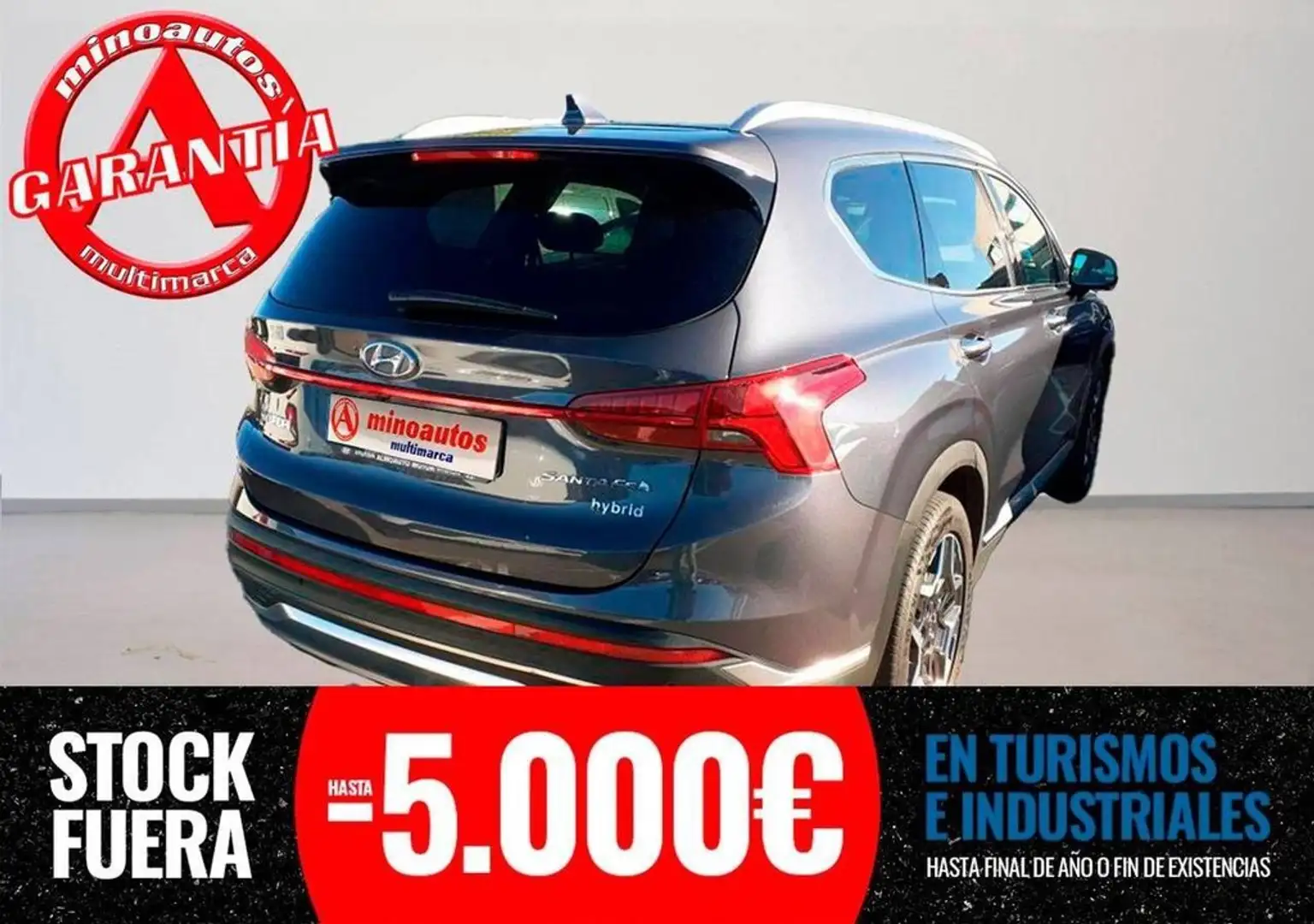 Hyundai SANTA FE 1.6 T-GDI HEV 230 CV 4X2 TECNO 7 PLAZAS Gris - 2