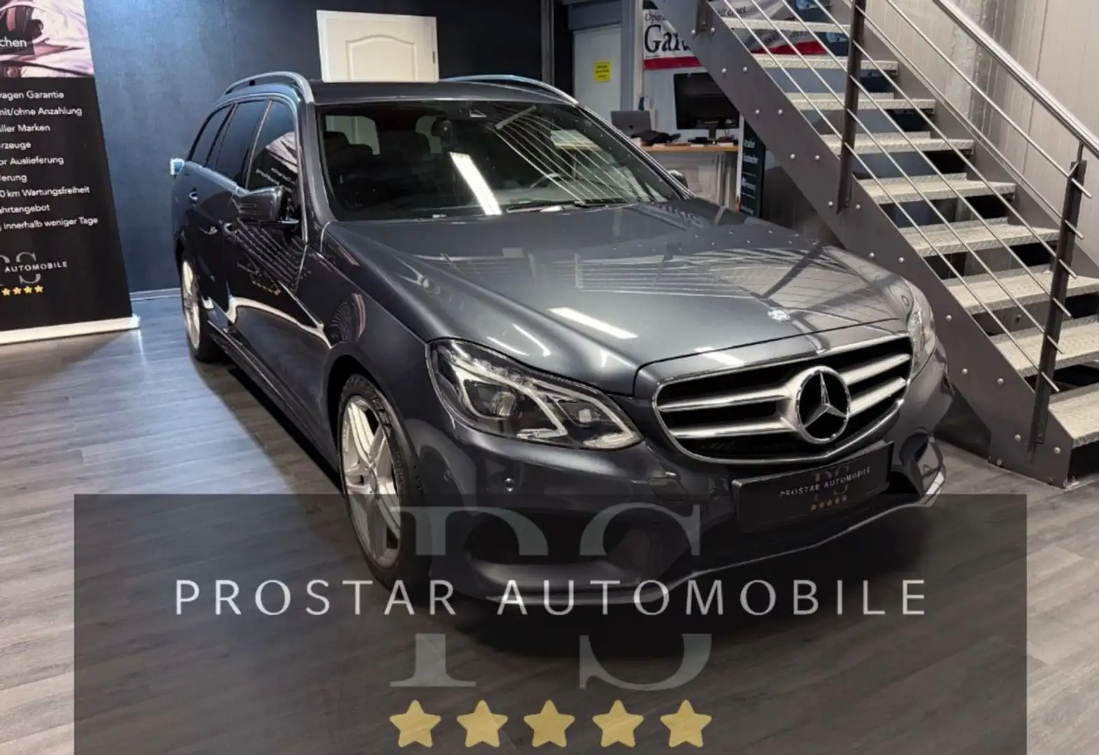 Mercedes-Benz E 200 E200 CDI Aut.AMG-Paket*Facelift*Leder*Navi*LED* Gris - 1