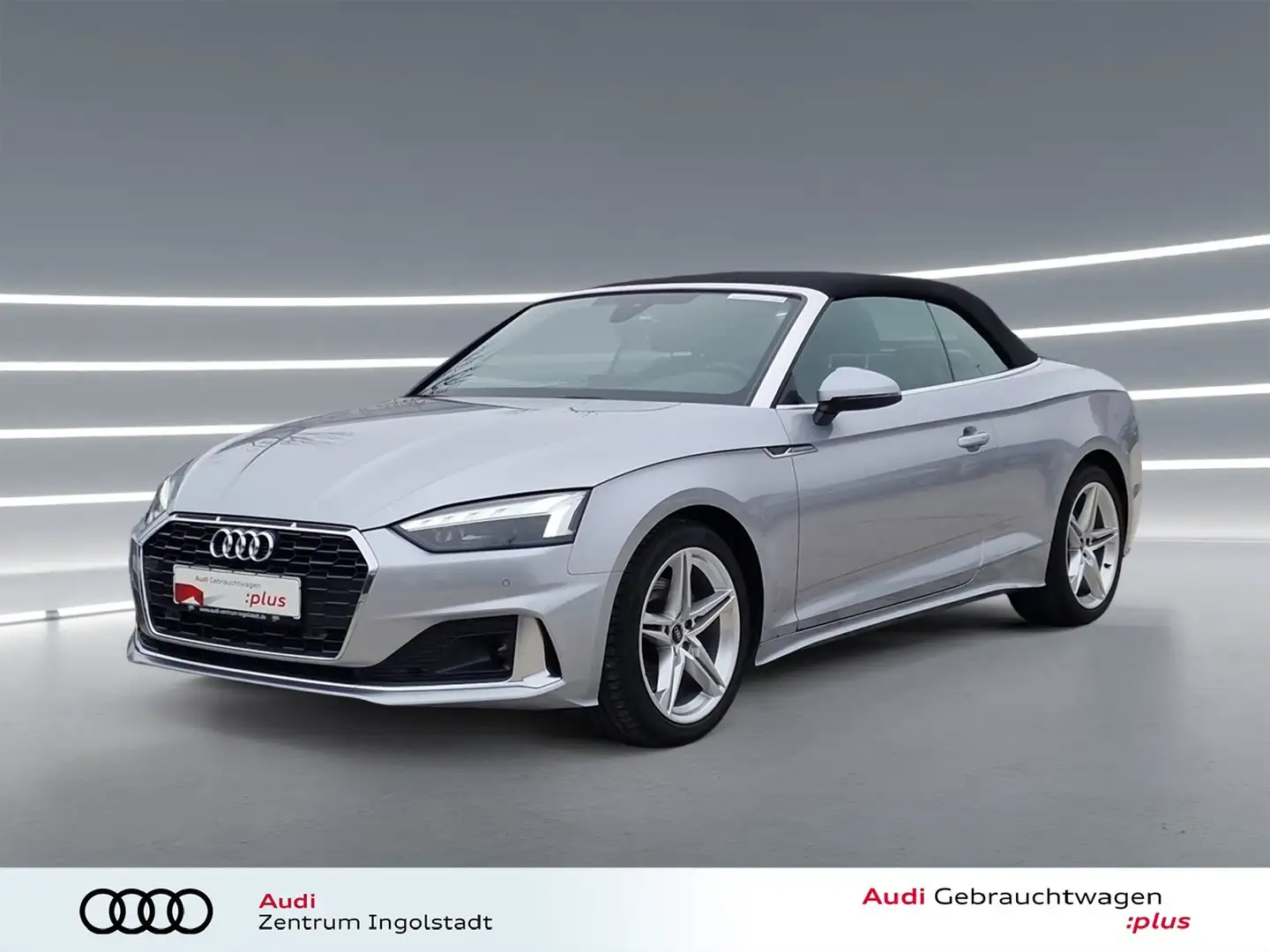 Audi A5 Cabriolet 35 TDI MATRIX AHK ACC NAVI Advanced Silber - 2
