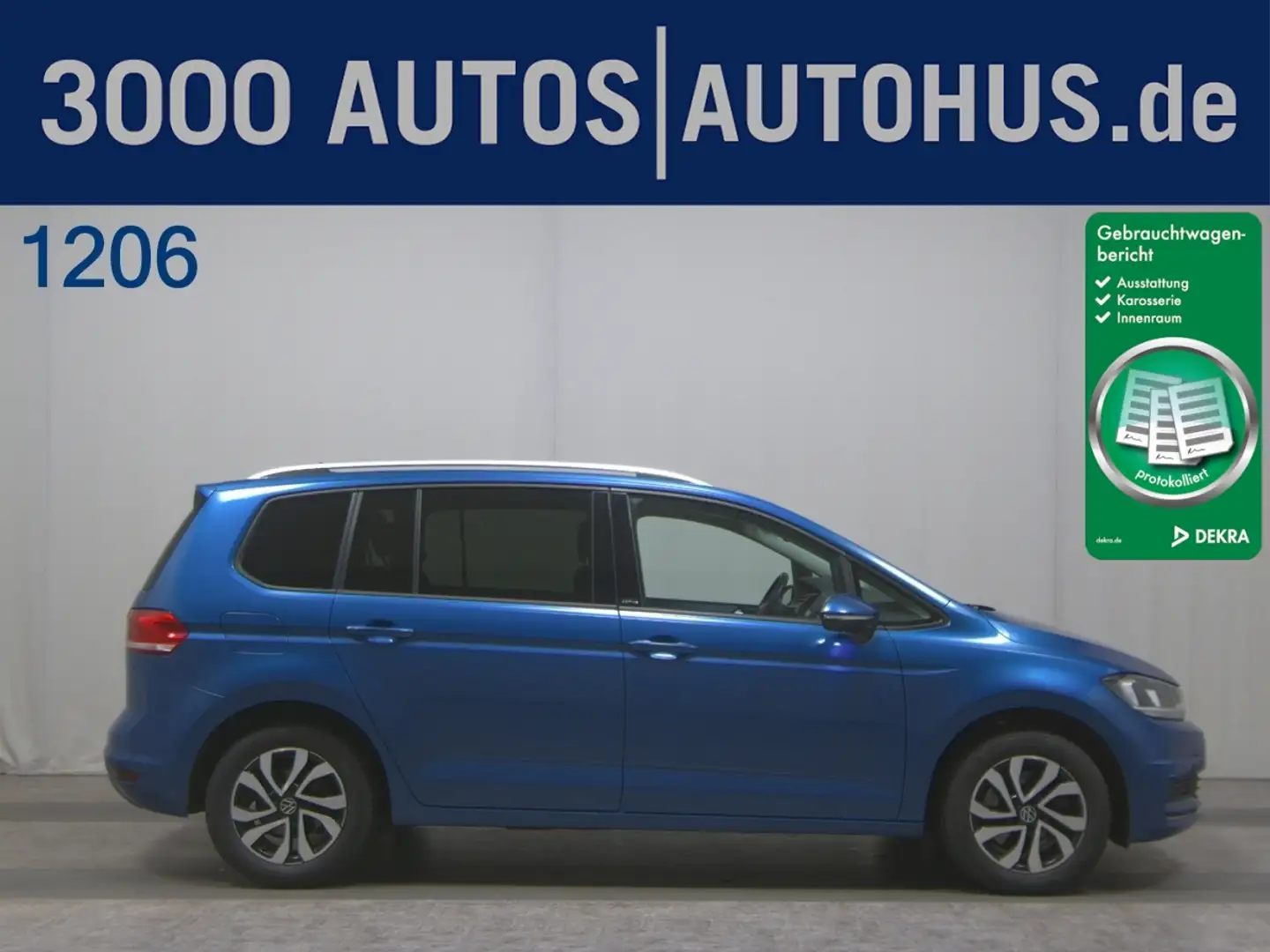 Volkswagen Touran 1.5 TSI Active 7-Sitze Navi AID ACC Bleu - 1