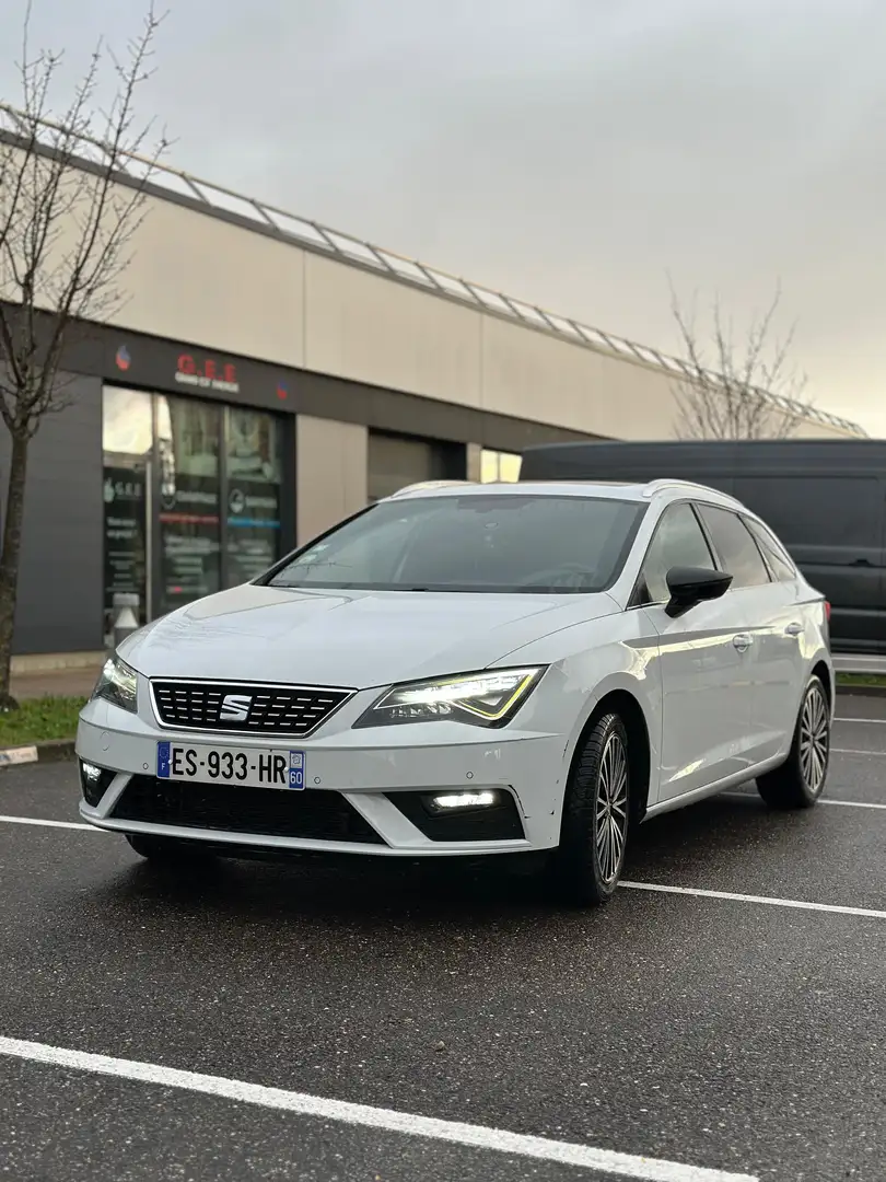 SEAT Leon ST 2.0 TDI 150 Start/Stop DSG6 Blanc - 1