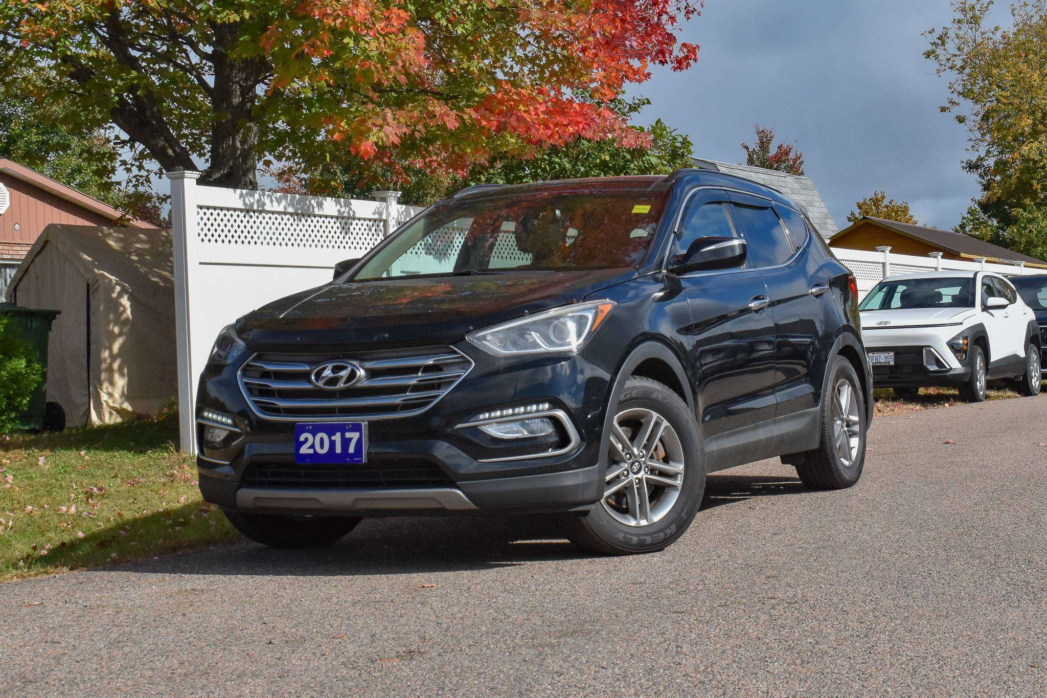 Black 2017 Hyundai Santa Fe Sport SUV / Crossover All-Wheel Drive Automatic