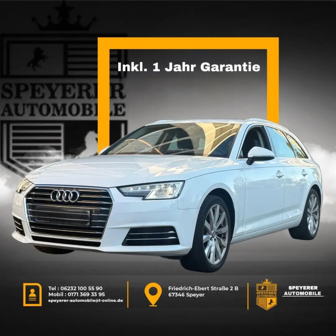 Audi A4 Avant design|NAVI|XENON|AUTOMATIK|FACELIFT| Weiß - 1
